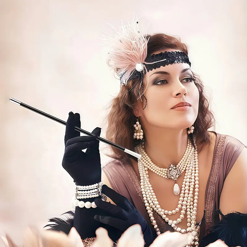 long cigarette holder party city 2 Holders & 4 Fake Puff Cigarettes Halloween Cosplay Prop Other than making you look high Adult Costume Party City Flapper