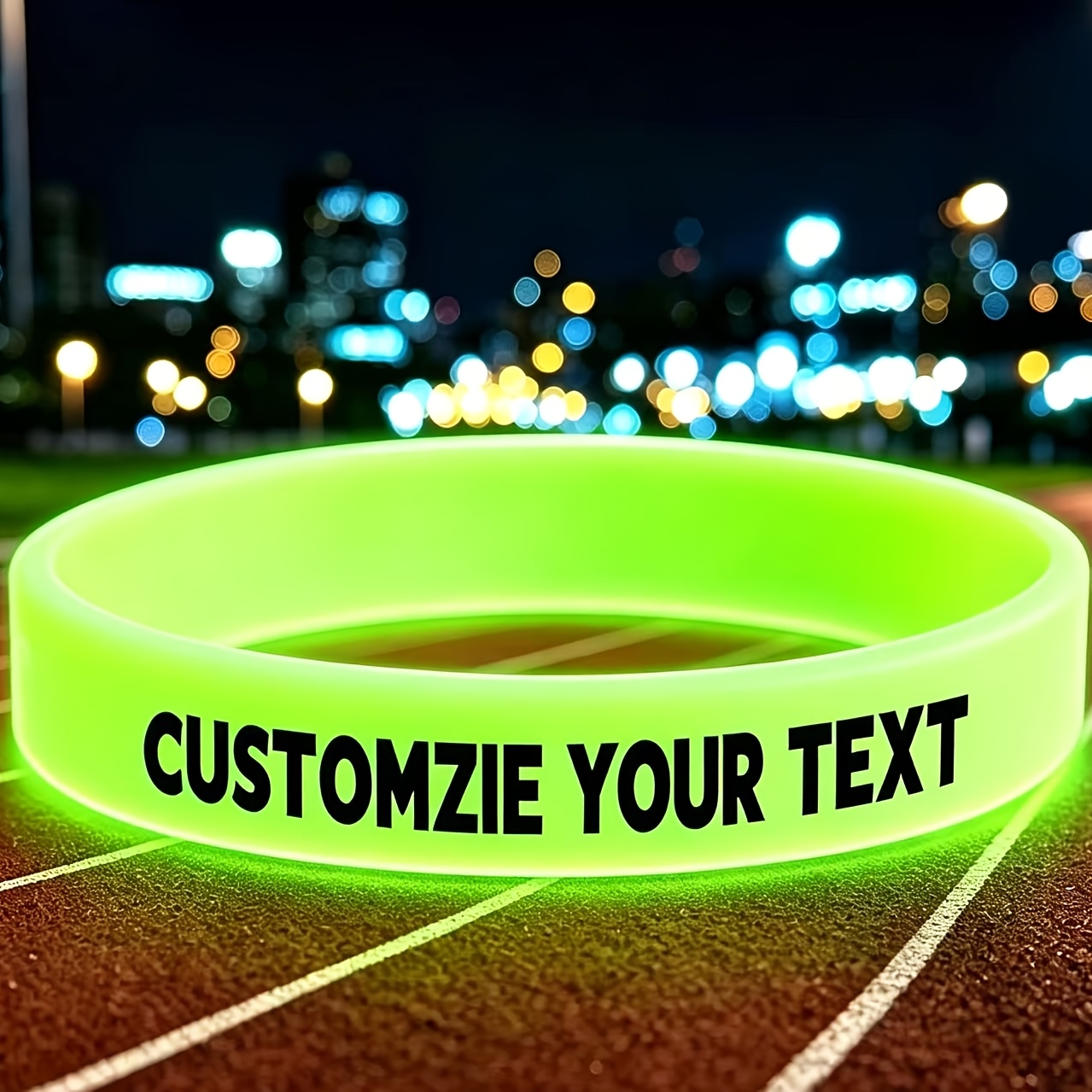 64pcs Custom Luminous Bracelets, Multifunctional for Various Occasions
