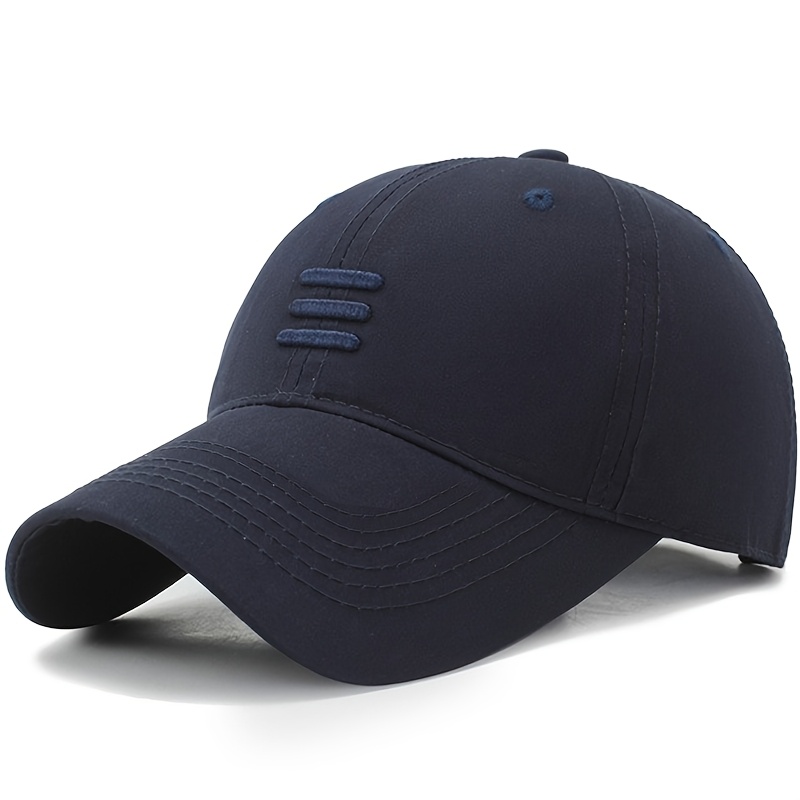TEMU 1pc Men's Outdoor Baseball , Adjustable Casual Hat, Suitable For Spring And Autumn , Travel And Beach Parties