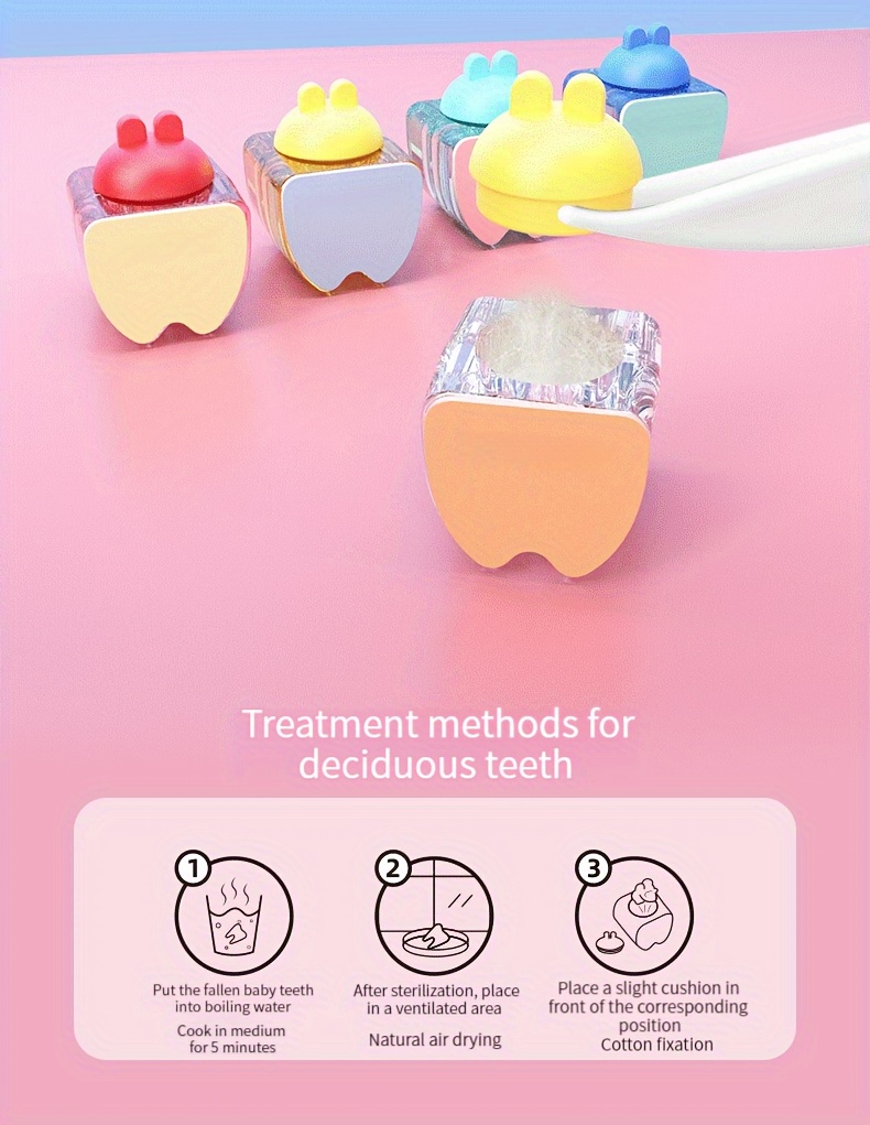     tooth keepsake box   abs resin     memories teeth collection details 6