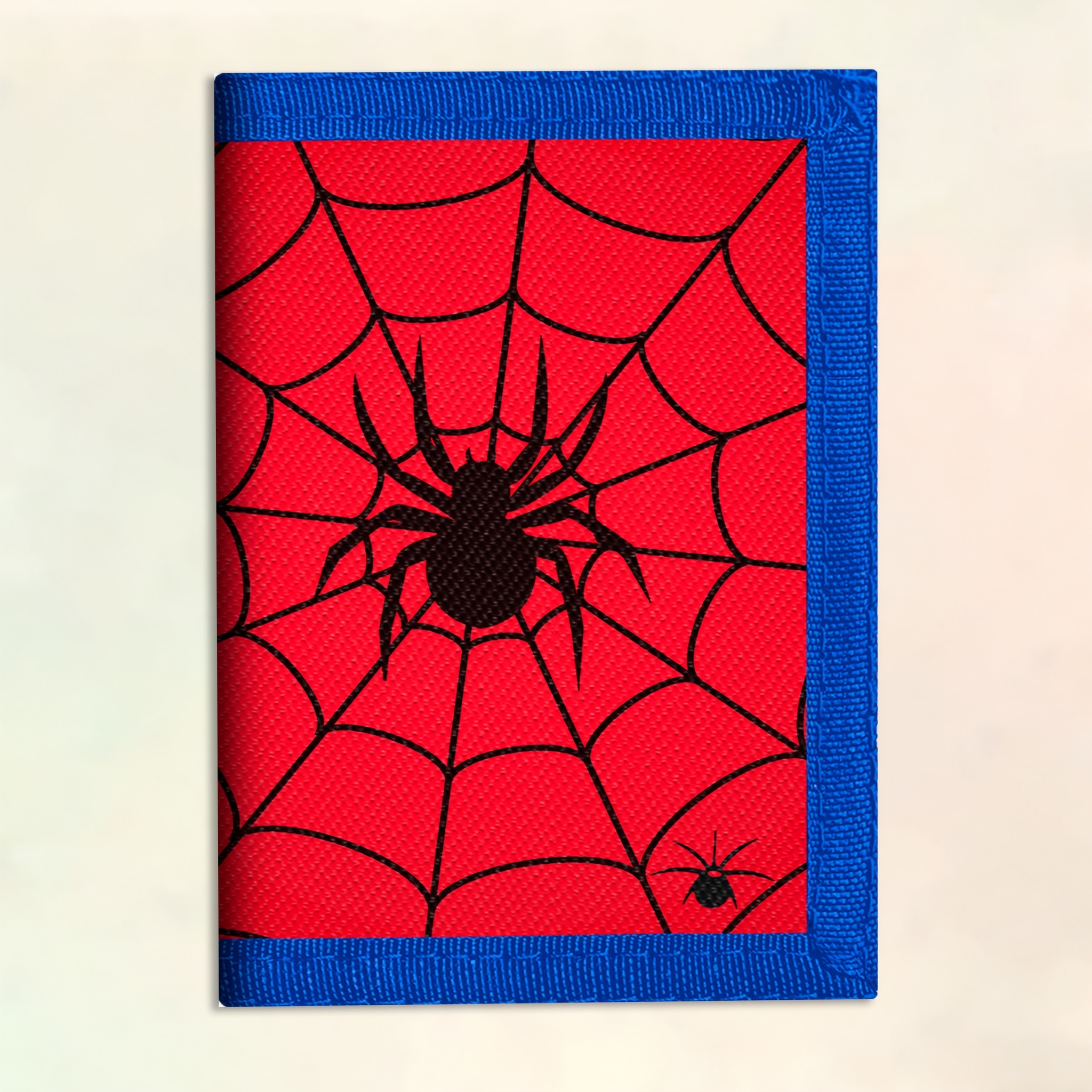 TEMU Foldable Spider Web Wallet, With Multiple Card Slots For Id Cards, With Zipper Key Chain For Easy Carrying, Suitable For Outdoor Activities, For