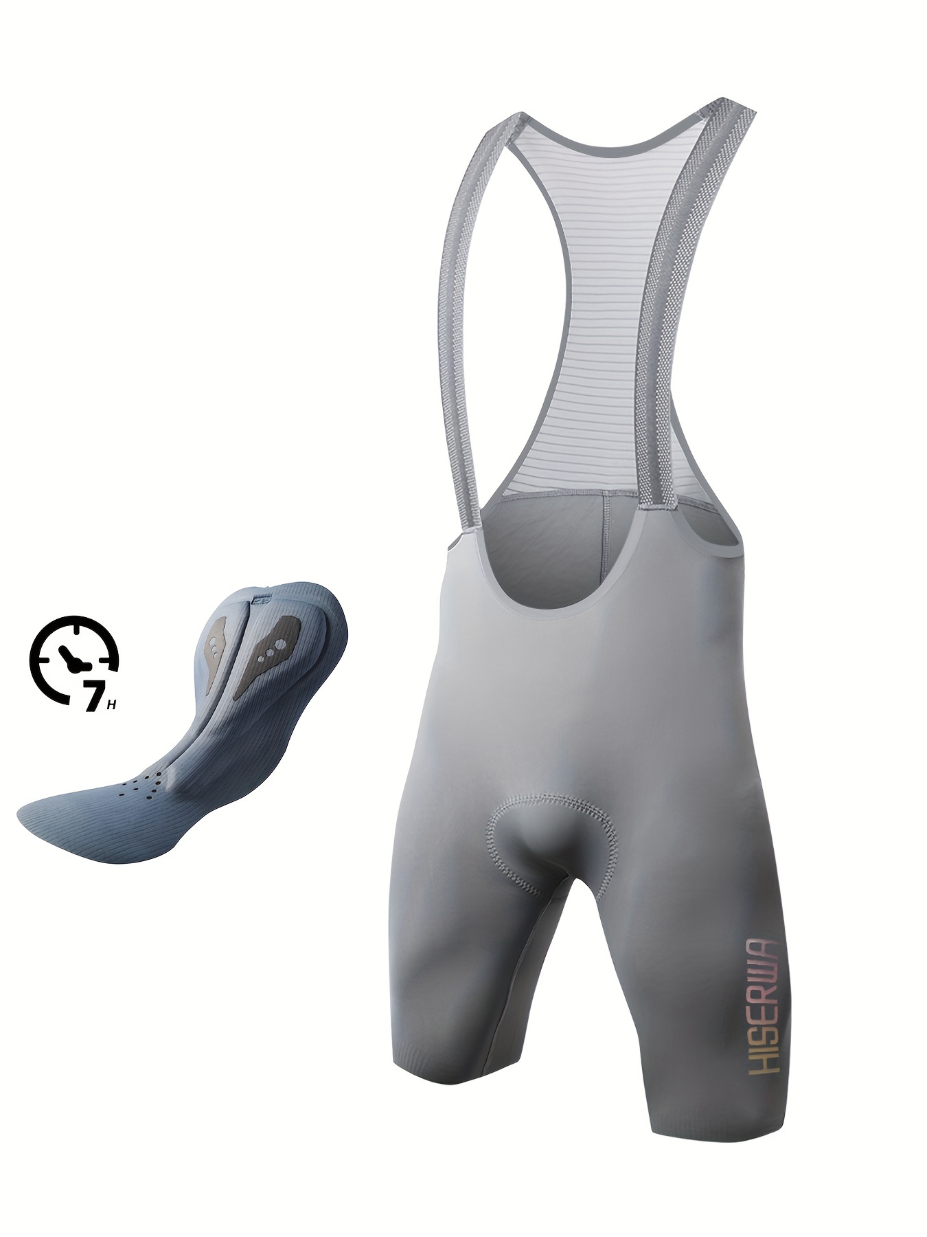 mens bib padded cycling shorts solid   absorbing 3d padding quick drying breathable short pants for riding