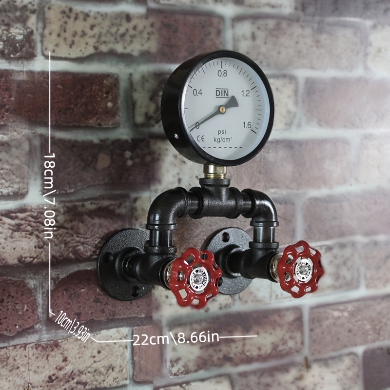 E-shop Metall Haken Schmiedeeisen Mantel- und Hut Haken Industrieller Stil Wandhaken Regal Retro Mantelhaken - Für die Präsentation und einen