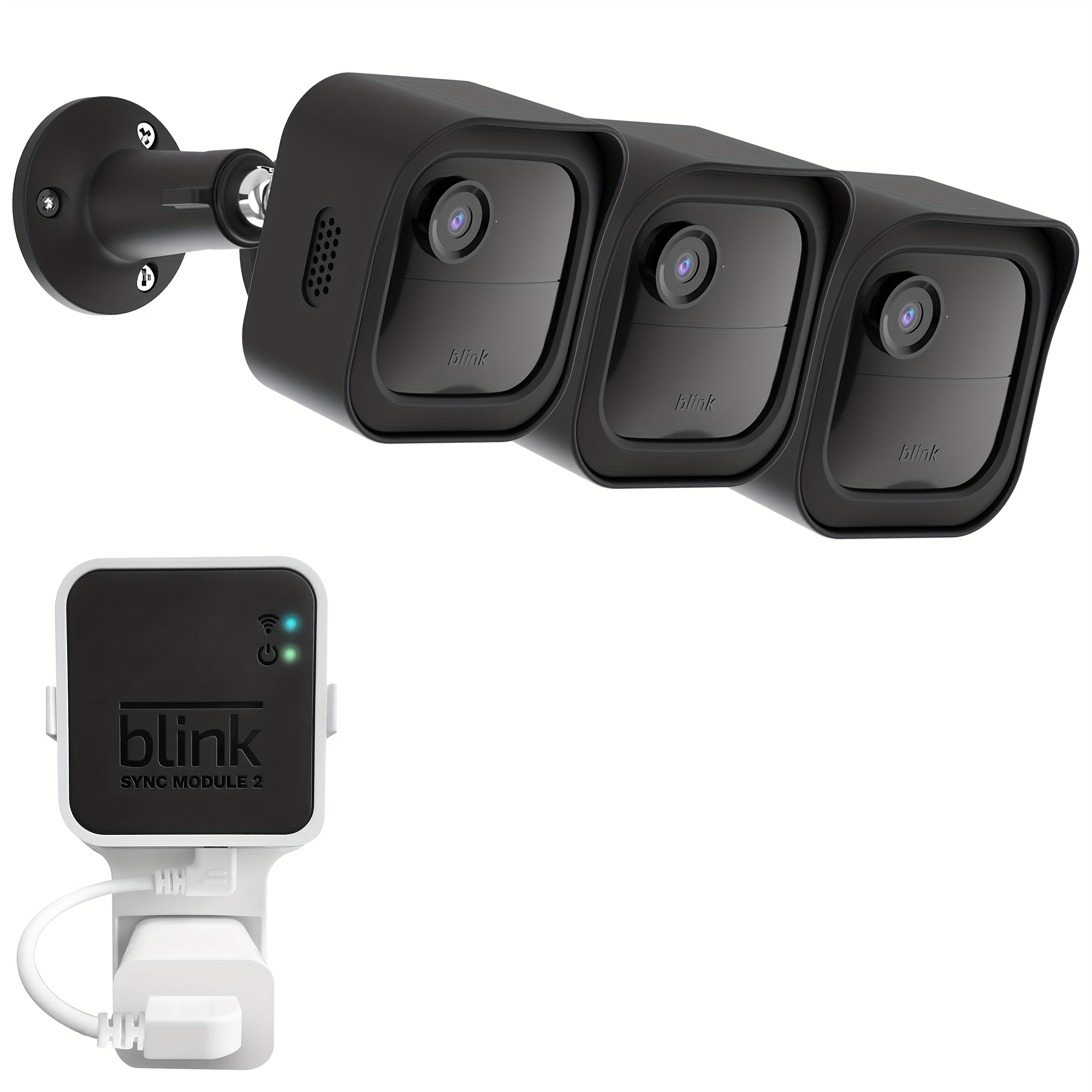Soporte para Blink Sync Module 2- Soporte de Pared para Blink e Blink XT  Sistema de cámaras, sin Cables desordenados (Blanco)