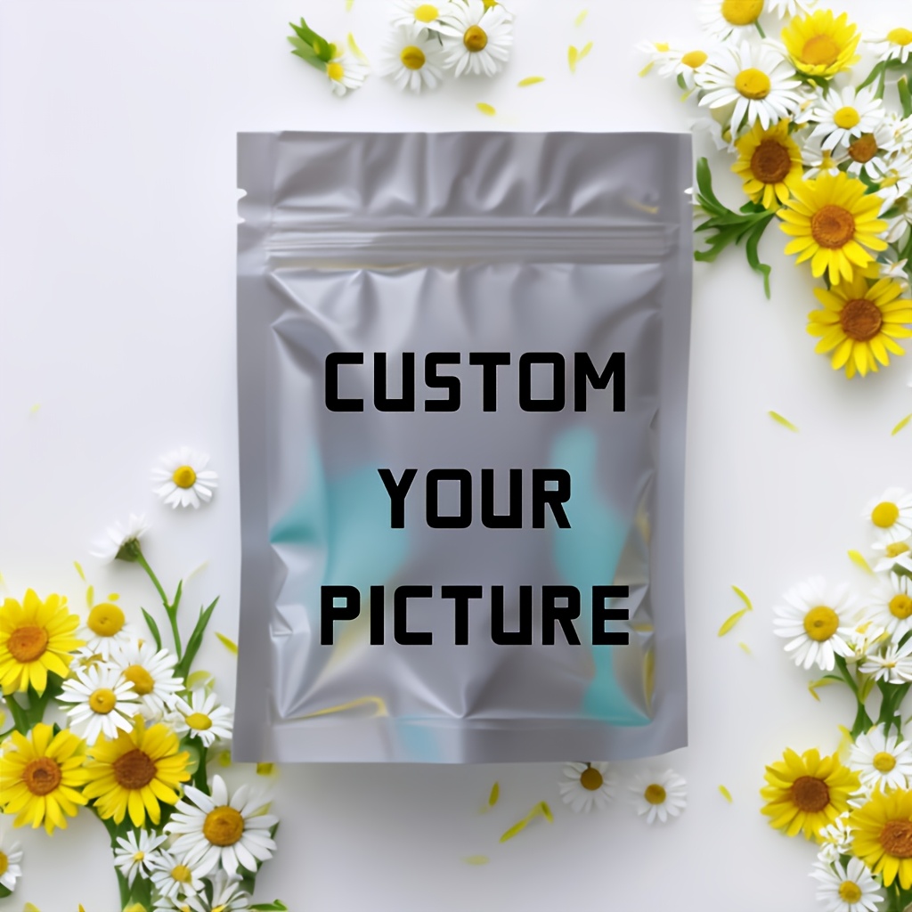 TEMU Personalized Customization, Customizable Images And Text, Laser-engraved Packaging Bag, Self-sealing Design For Storage Needs, Closure. Gift