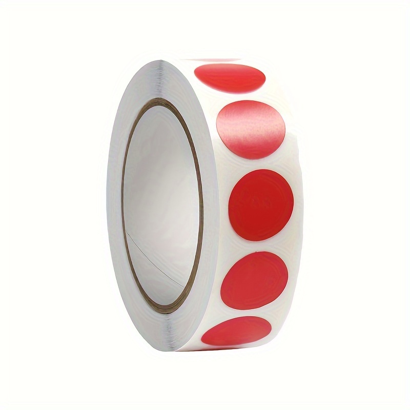 Image of 1000pcs/roll Colored Dot Stickers Coding Labels, Colorful Coding Label Sticker For Office, Student Classroom