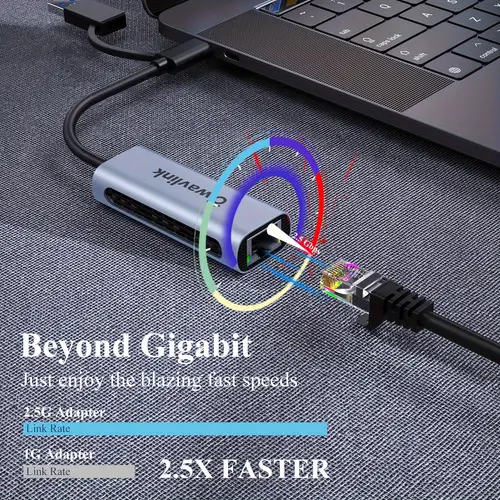 usb to 2 5g ethernet adapter 2 in 1 usb c usb 3 0 ethernet adapter for laptop compatible with thunderbolt 3 4 ethernet to usb adapter