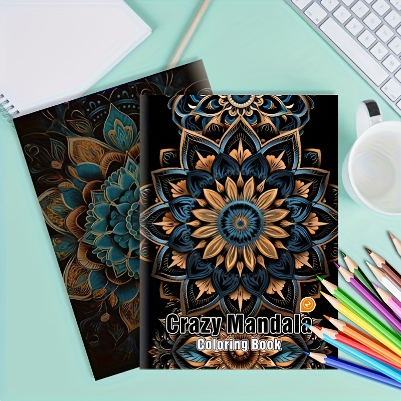 Image of Mandala Coloring Book For Adults & Teens - 20+ Beautiful Mandalas, Relax Designs, Whimsical Universe Journey, Ideal Gift For Christmas, Halloween, Birthdays
