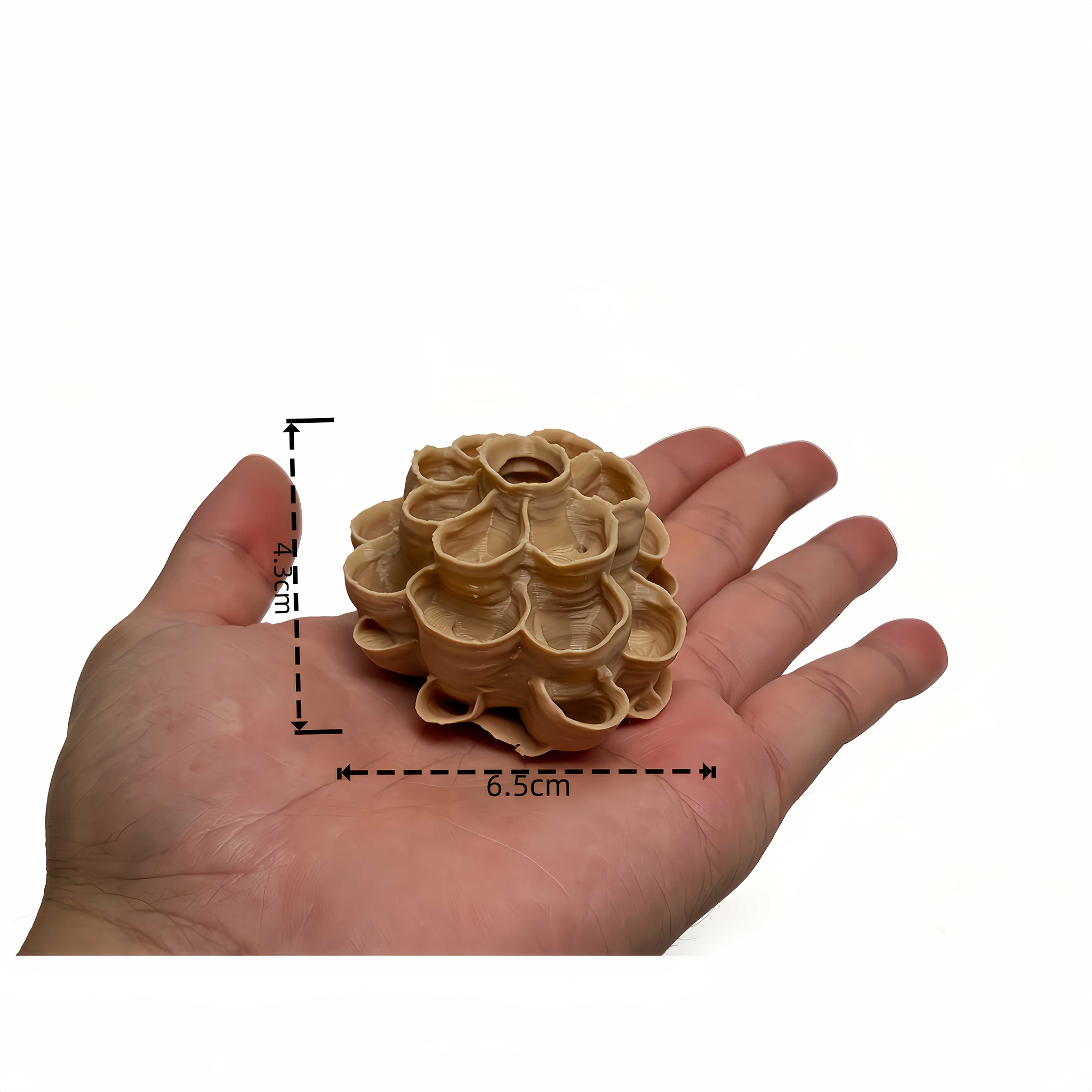 Artificial Wasp Nest, Outdoor Hanging Fake Hive, Wasp Deterrent Device, Suitable For Garden, Patio, Porch And Yard, Effective Wasp Control Solution