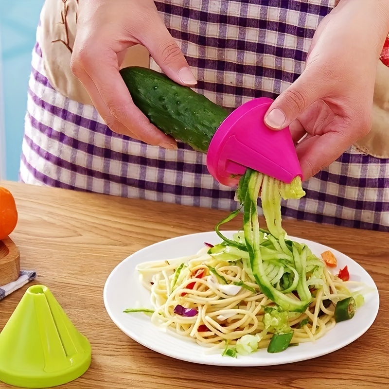 1pc Vegetable Slicer - Heavy-Duty Plastic Construction, Efficient Cone Design for Carrots, Cucumbers, Potatoes, beet - Quick Prep Time, Uniform Slices & Shreds - Compact Kitchen Gadget for Home & - Easy to Clean & Space-Saving Storage, Carrot Shredding, Coneshaped Slicer, Easyclean Material, Food Preparation, Ergonomic Handle, Sturdy Construction, Fruit Peeler, Cooking Enthusiasts