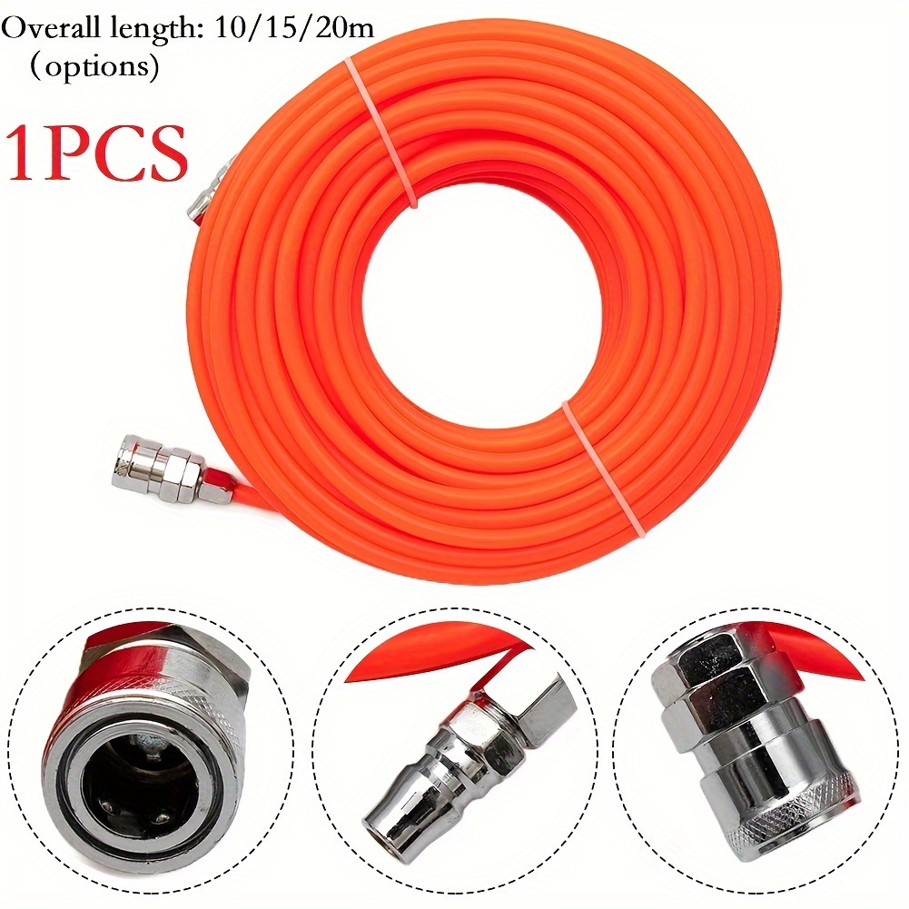 

Pe (polyethylene) Air With Quick Connect Couplings, Universal Thread Standard For Europe And America, Pneumatic Straight Tube For And Instruments - 1pc