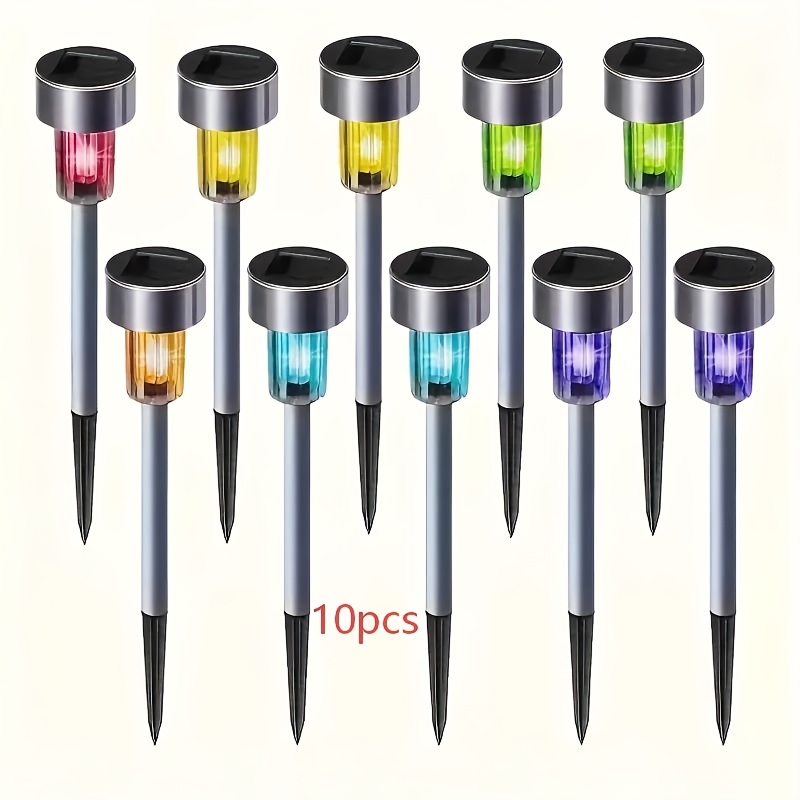 10pcs 20pcs outdoor solar landscape lawn light outdoor light solar garden light solar garden light suitable for passage patio yard lawn sidewalk deck and driveway christmas halloween party bbq ip44