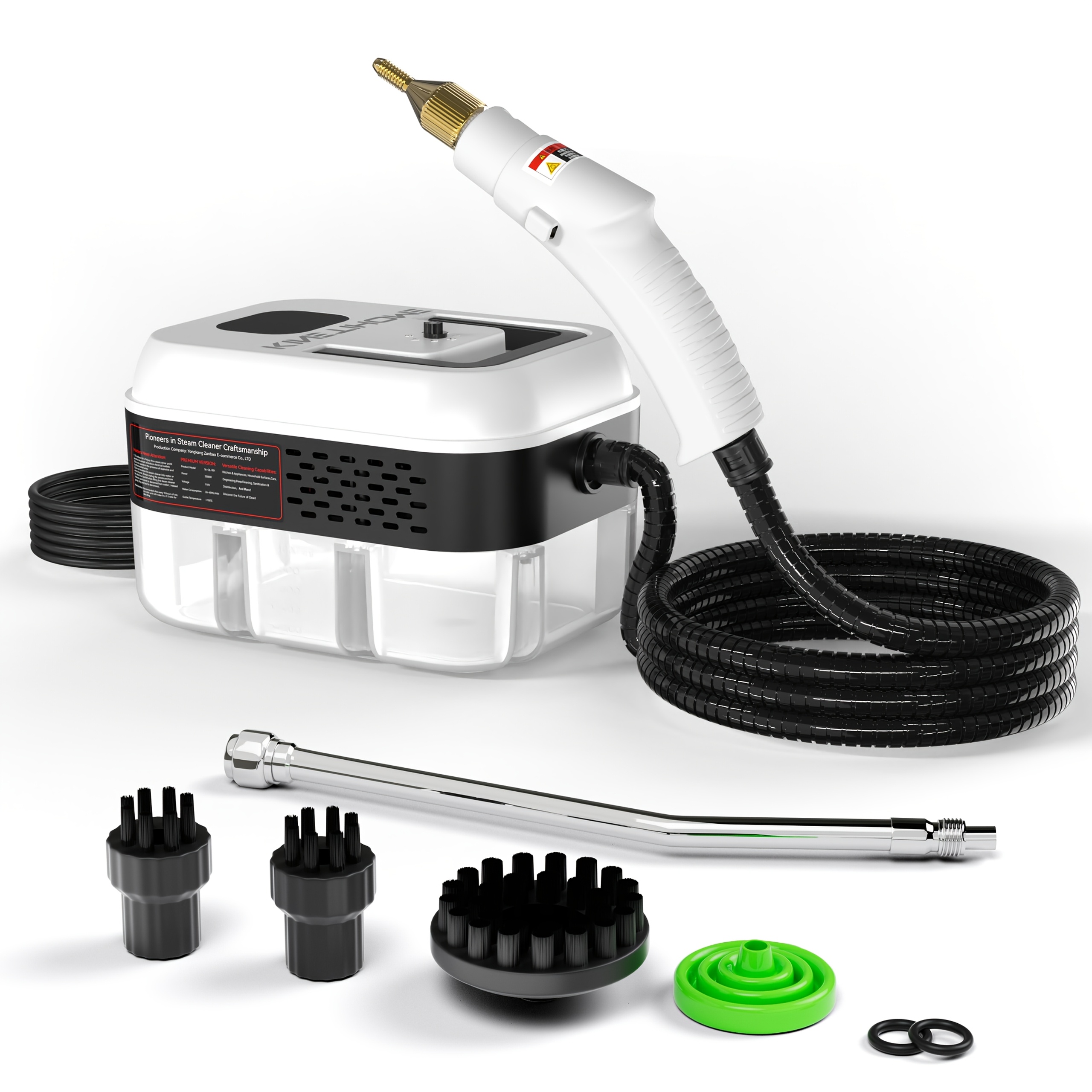 TEMU High-pressure Steam Cleaner, 1050ml Household Steam Cleaner Handheld, Suitable For Kitchen , Sofas, Small Air Conditioners, Washing Machines