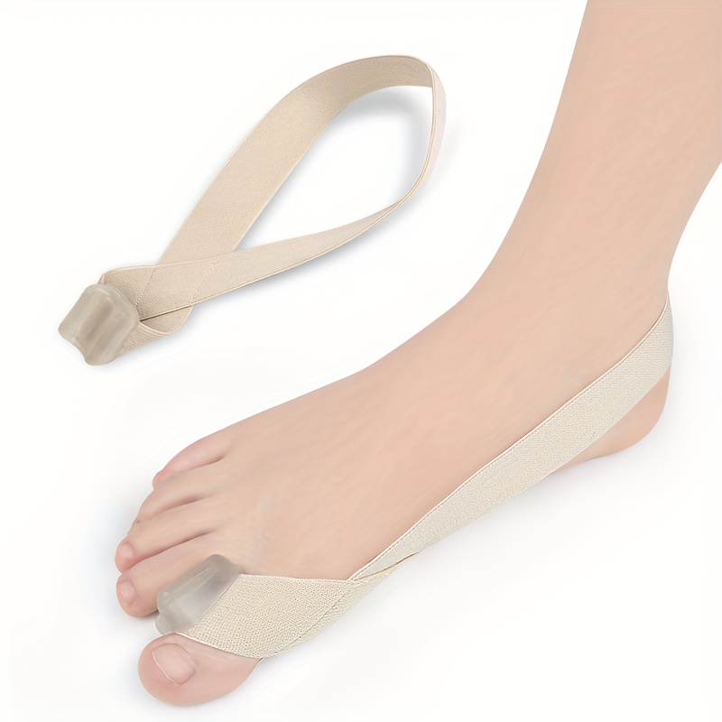 1pc Soft And Comfortable Toe Separator With Adjustable Thumb Stretch For Men And Women, Suitable For Everyday Wear And Cycling Activities