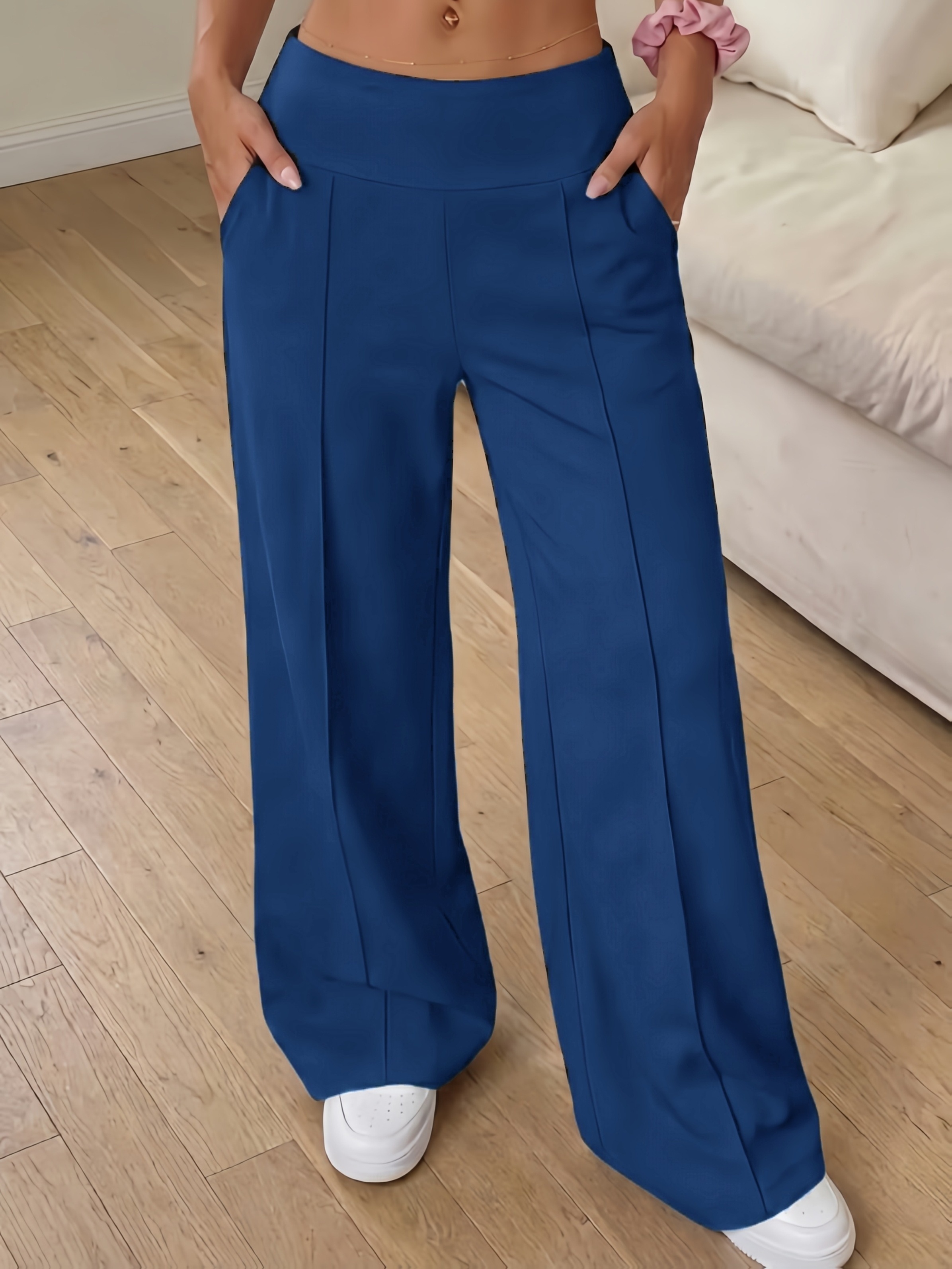 womens leggings straight wide leg pants quick drying pants with pockets pants suitable for commuting elastic pants high waisted leggings micro flared leggings