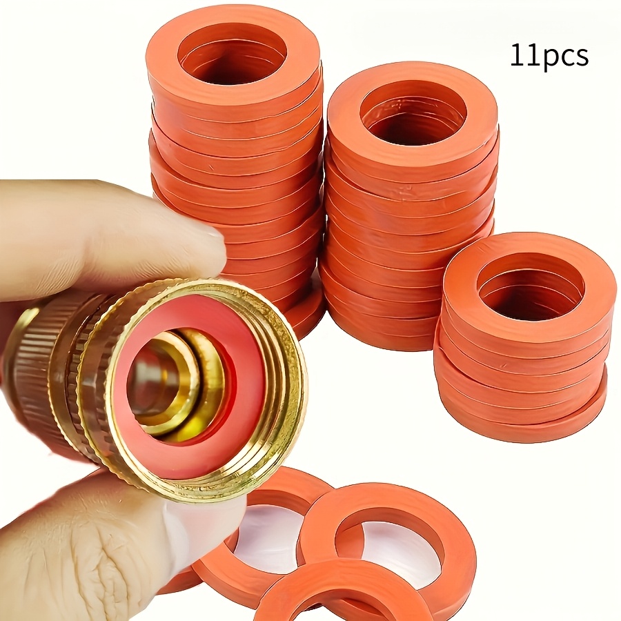 TEMU 11 joints d'arbre en caoutchouc robustes, adaptés aux raccords de tuyau d'arrosage de 3/4 pouce, étanchéité anti-fuite pour les ajouts de tuyau