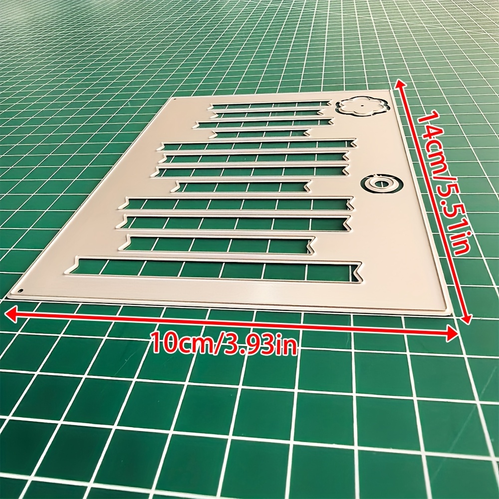 E-shop 1 Stück Klavier Metall Stanzschablone, DIY Deko Präge-Schablone, Grußkarten Bastelvorlage, geeignet für Album- Kartenherstellung, Handmade