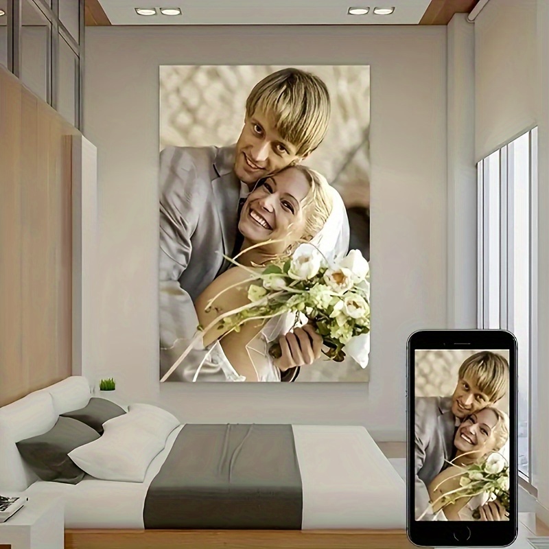 Custom Photo Canvas With A Beautiful Frame Perfect Gift Suitable For