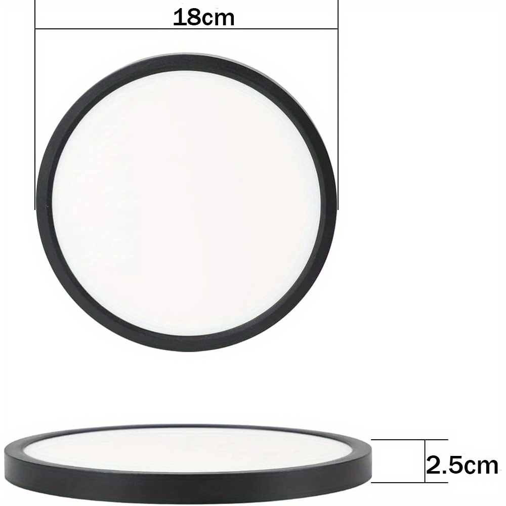 20w Office Ceiling Lights Led Ceiling Lights - Diameter Cool White Light/ Office Bathroom Lights, Black Flat Panel Bedroom Lights, Kitchen Lights, Watt Bedroom Ceiling Lights