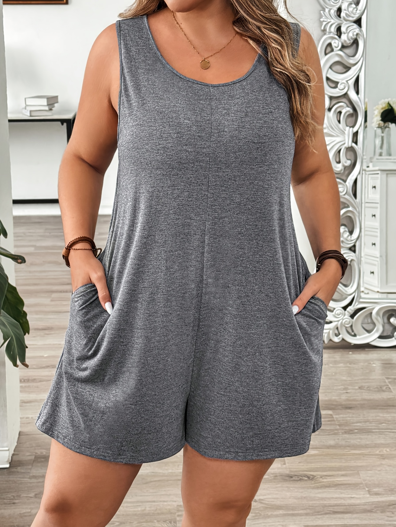 romper dress casual Tan Stripe Collared Romper - All Playsuits