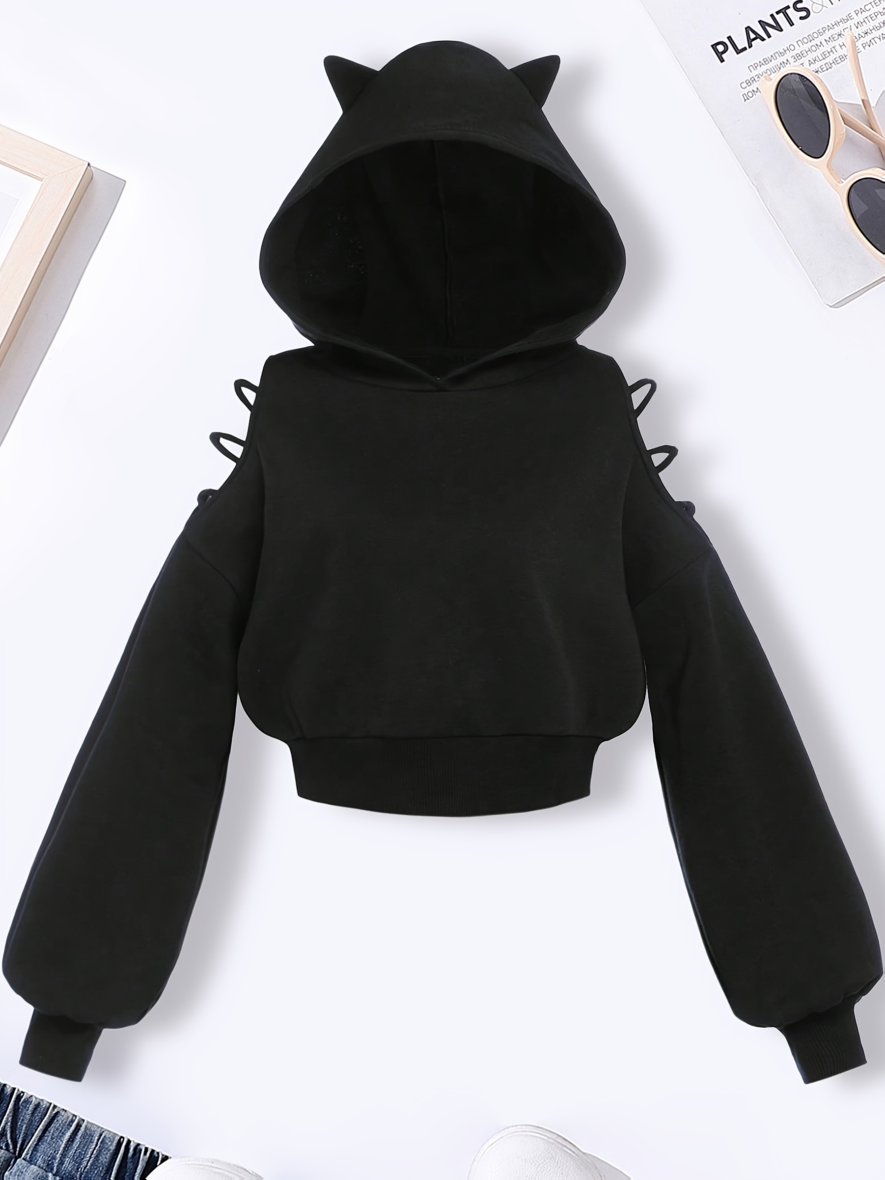 Tシャツ・カットソー AEAE Flashed Cats Eye Raglan HoodieBLACK/IVORY MUSINSA | AEAE FLASHED CATS EYE CROP T-SHIRTS [White]