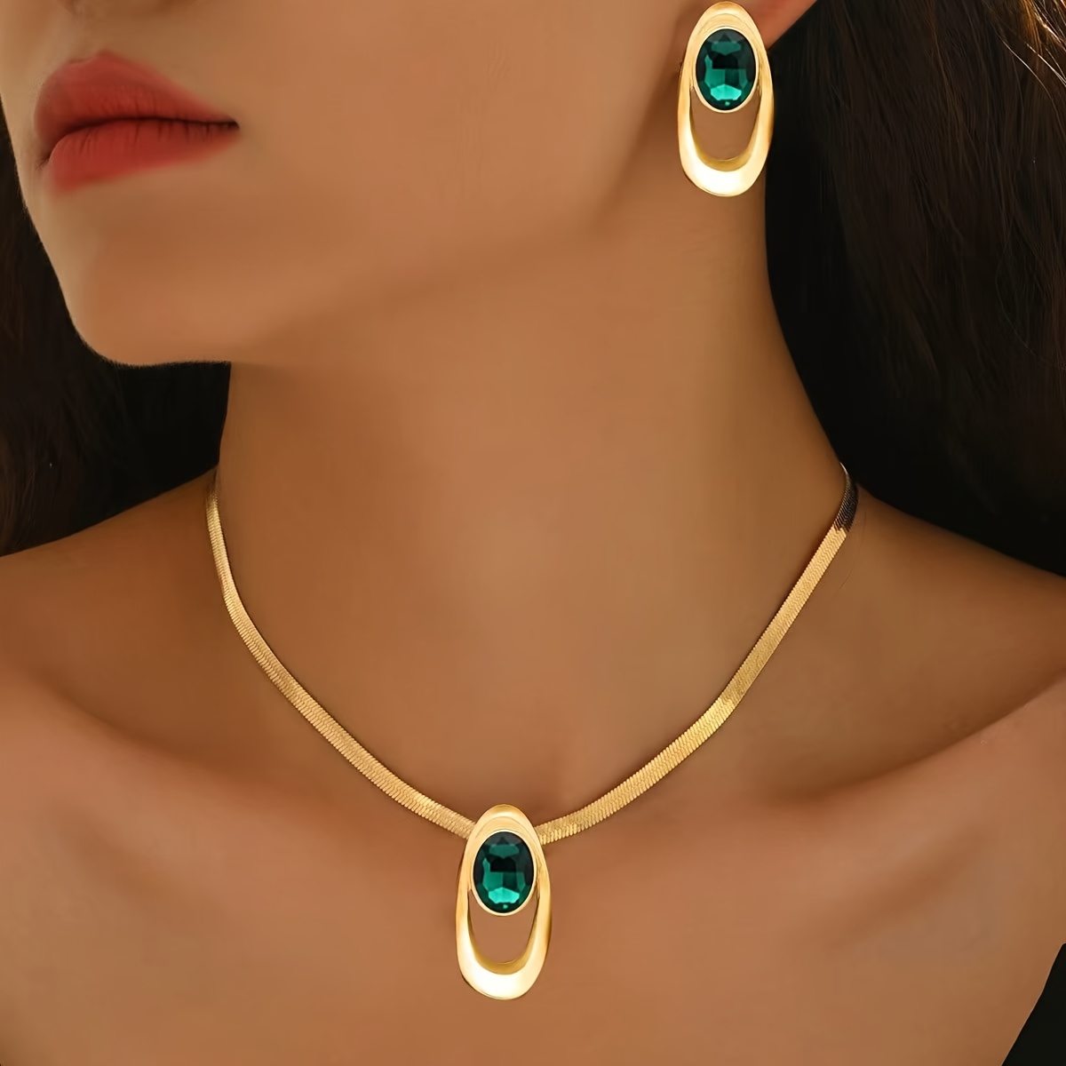 Conjunto de Joias de Verão para Mulher, 2 peças, Elegante e Moderno 4