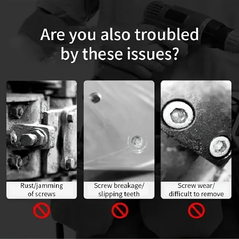 5pcs damaged screw extractor drill bit high double take drill out broken screw remover bolt details 3