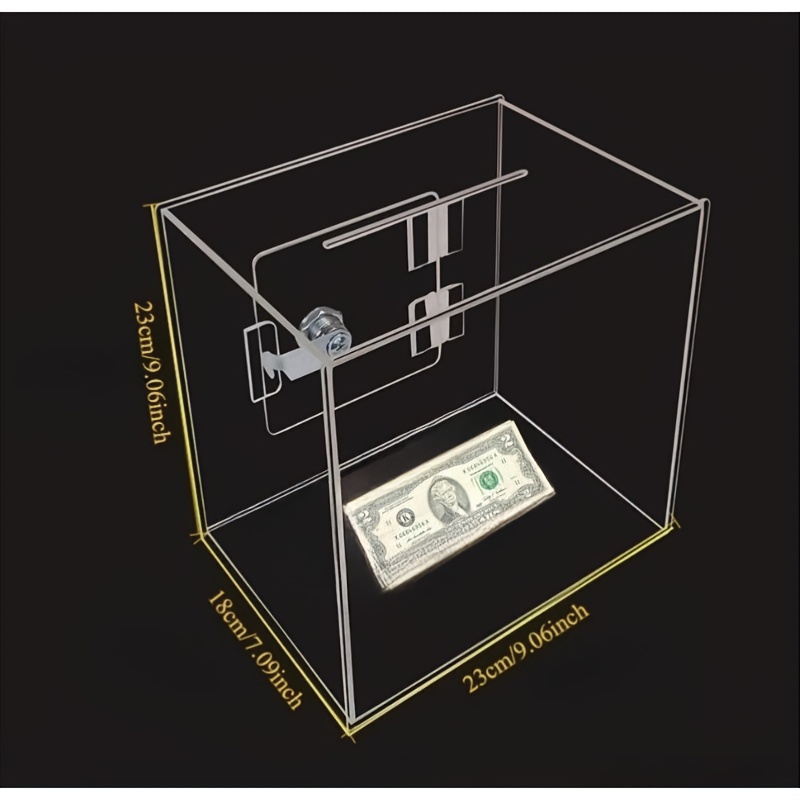 3pcs acrylic jewelry display box set clear square hollow storage cases with sturdy metal clasp   organizing and   presenting desserts cakes and accessories jewelry display Product details 3