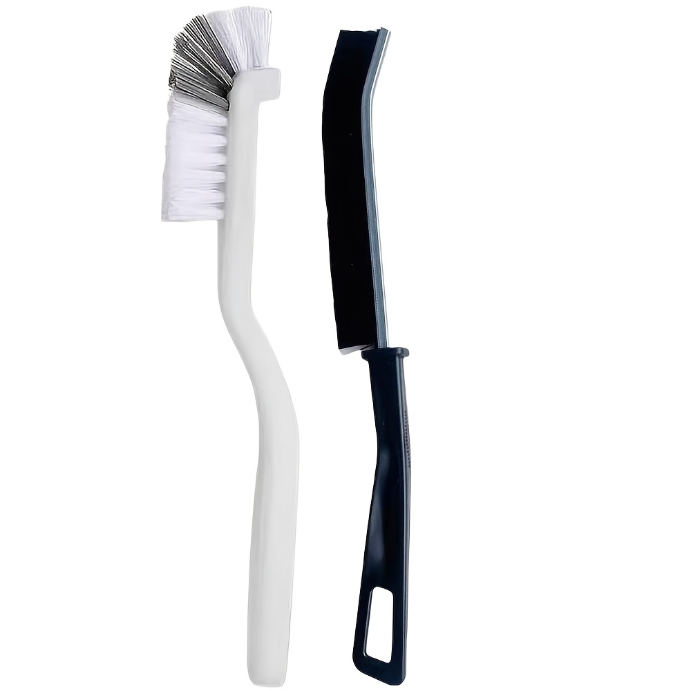 TEMU Set di spazzole per la pulizia delle fessure, spazzola multifunzionale a setole rigide per la pulizia profonda , bagno, stucco, lavello, tazze,