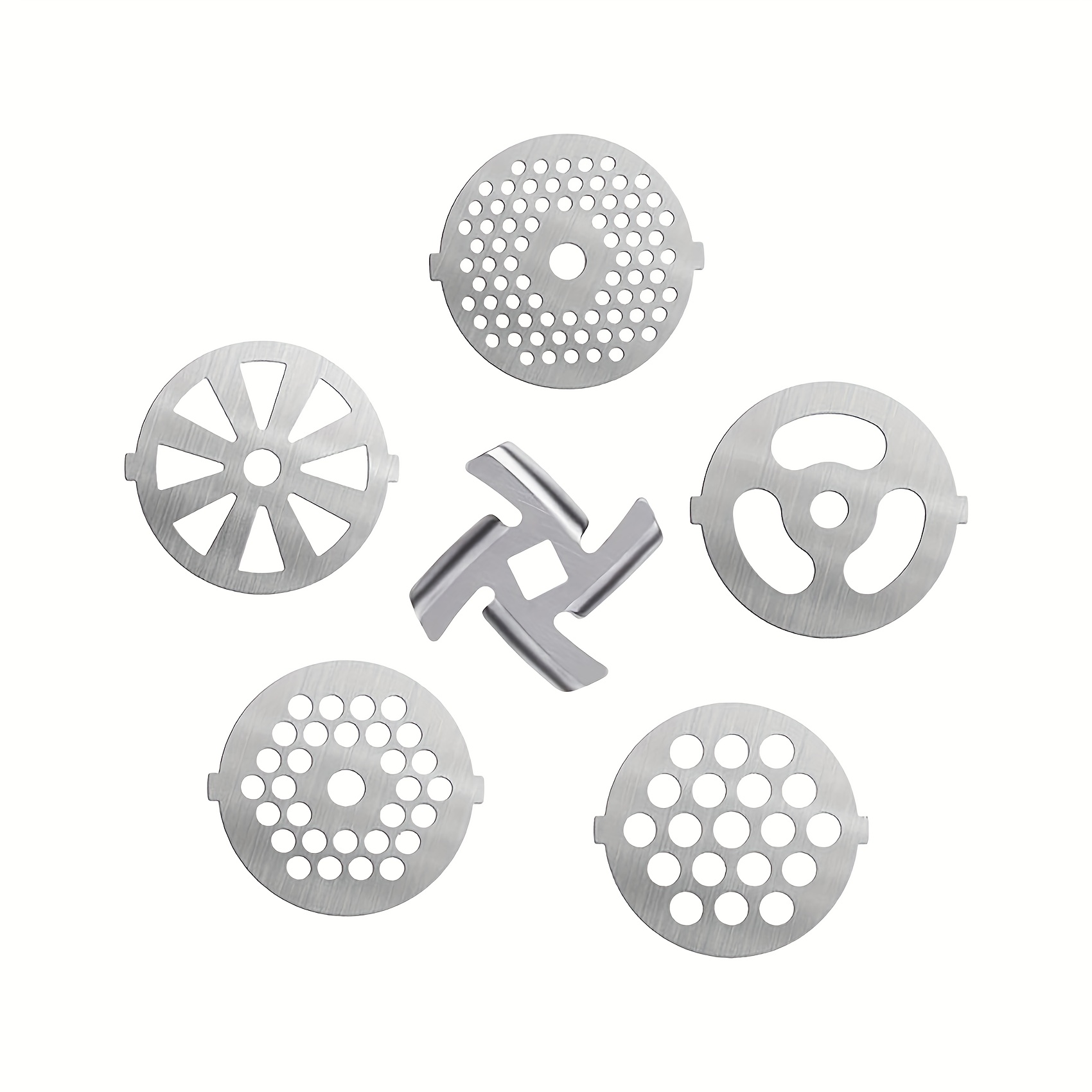 Image of Meat Grinder Meat Grinder, Meat Grinder Parts , Stainless Steel Food Grinder Accessories, Meat Grinder Attachment For Size 5 Stand Mixer And Meat Grinder Accessories