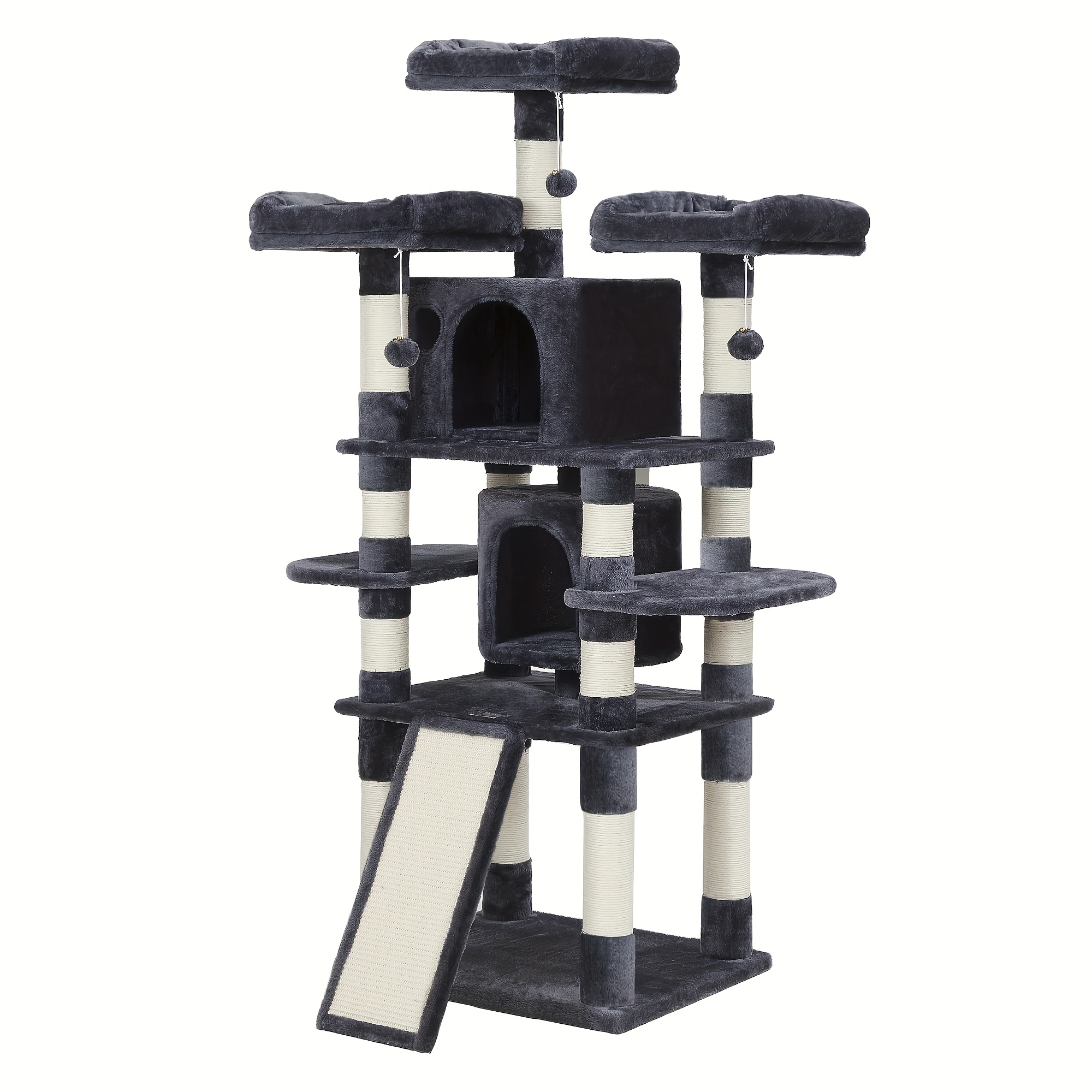 Scratching Post Large Cat Tree 170cm Smoke Grey