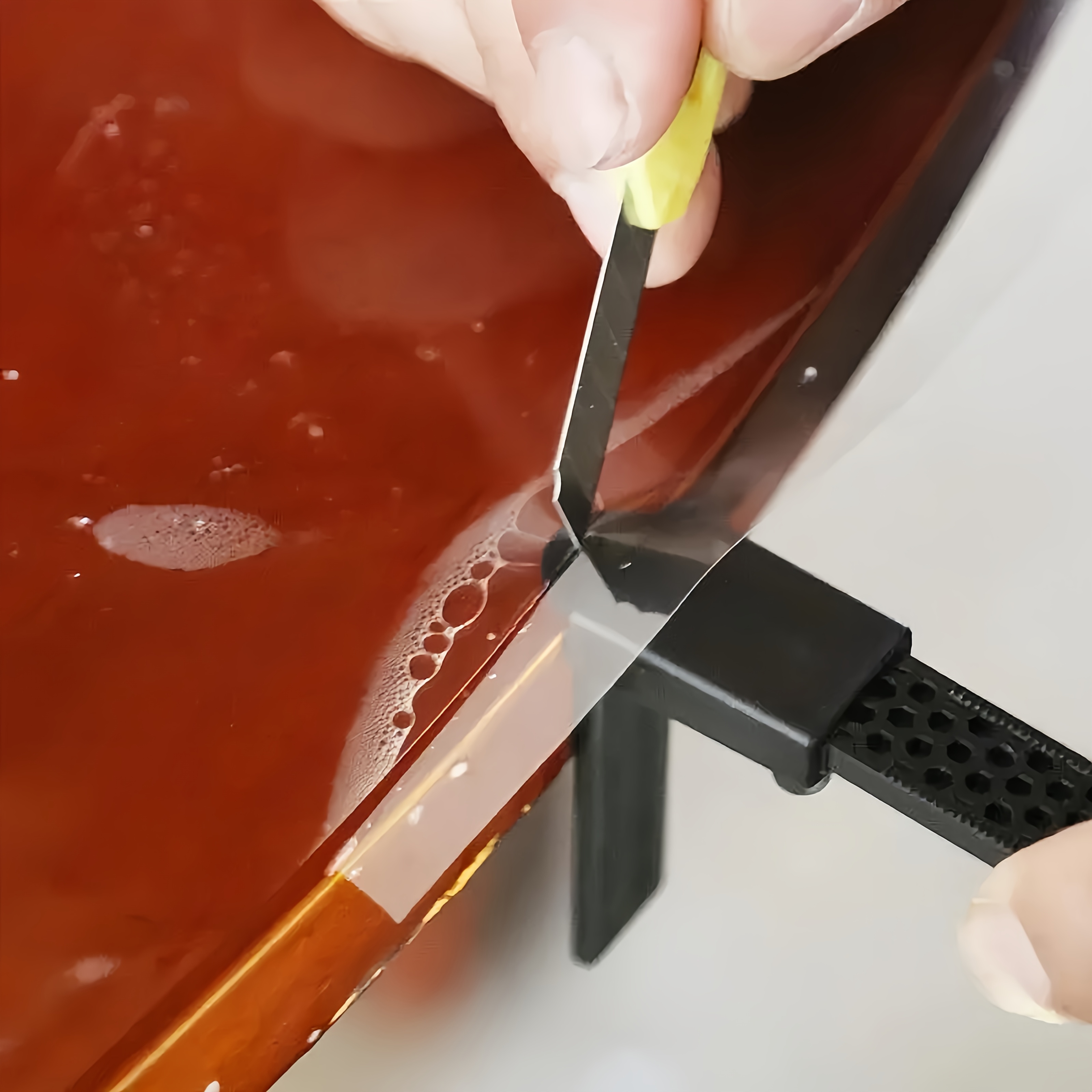 

Premium Precision Cutter For Plastic Film - Ideal For Phone & Car Wraps, No Power Needed, Black