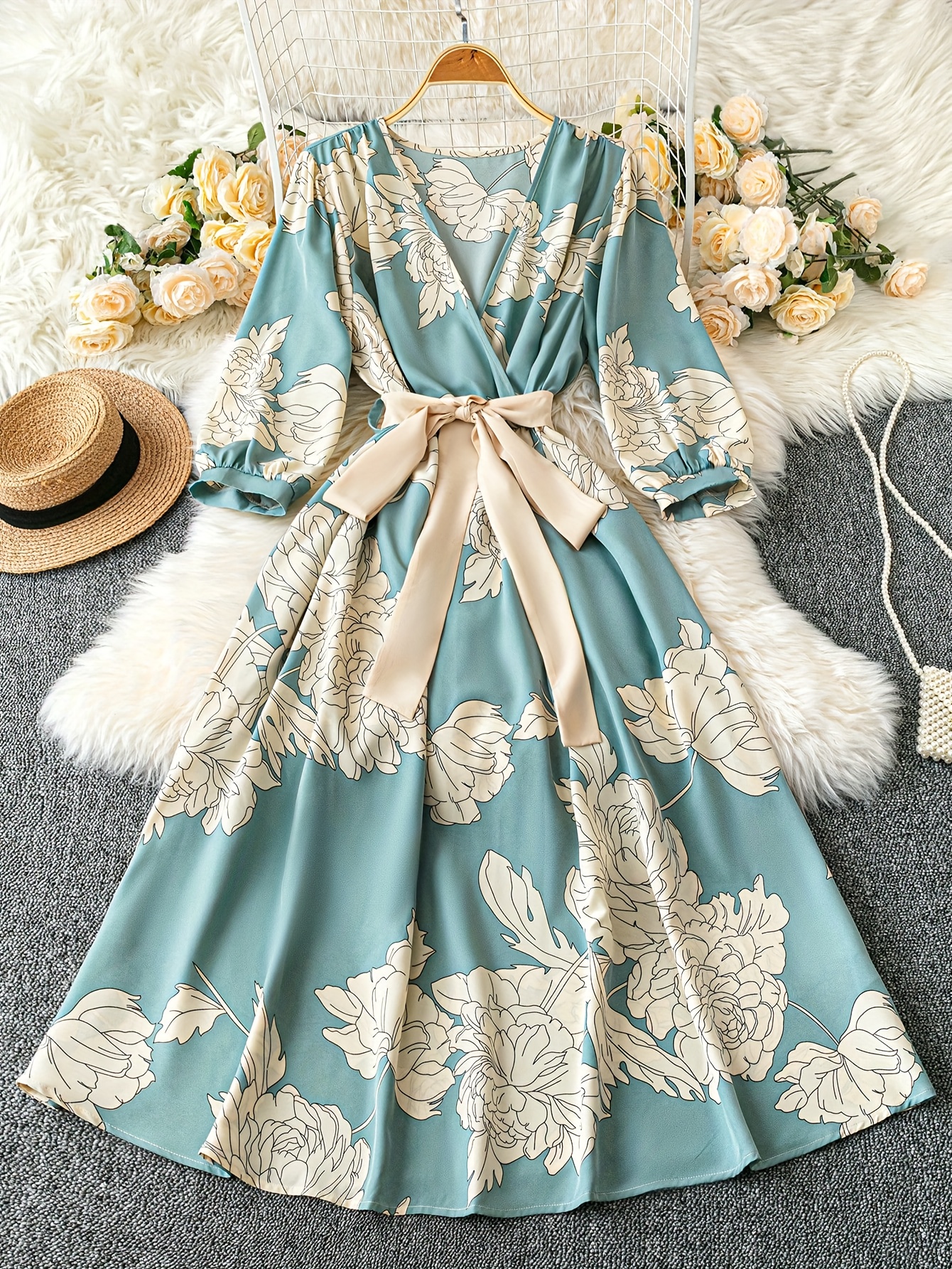 sachin and babi light blue dress Winter Wonderland Outfit Ideas That Make The Ultimate Dreamy Aesthetic