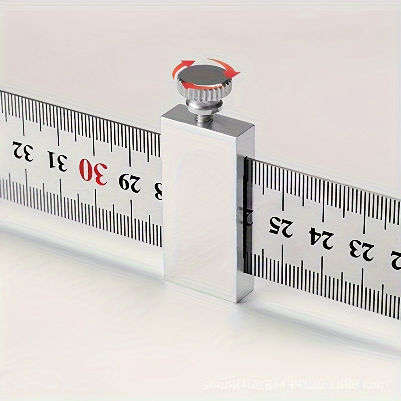 

3pcs Stainless Steel 30cm-50cm Aluminum Positioning Ruler 1 Set Measurement Suitable For Designers, Engineers, , Woodworkers' Reliable Assistant Provides Measurement