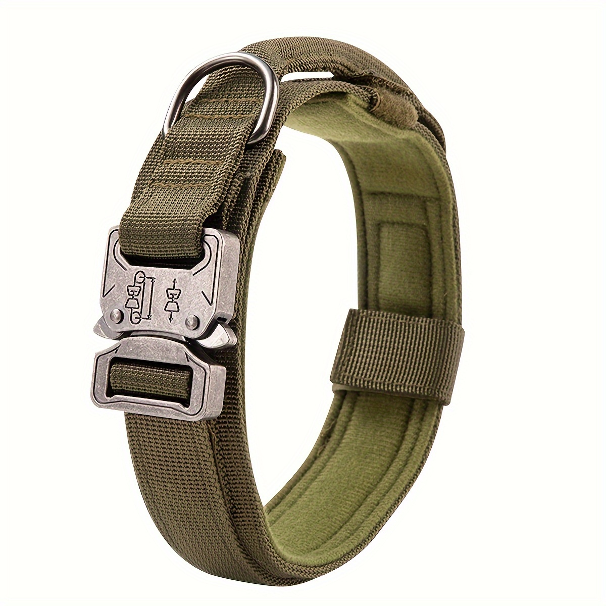 Tactical Adjustable Dog Collar with Hand-Held Lead