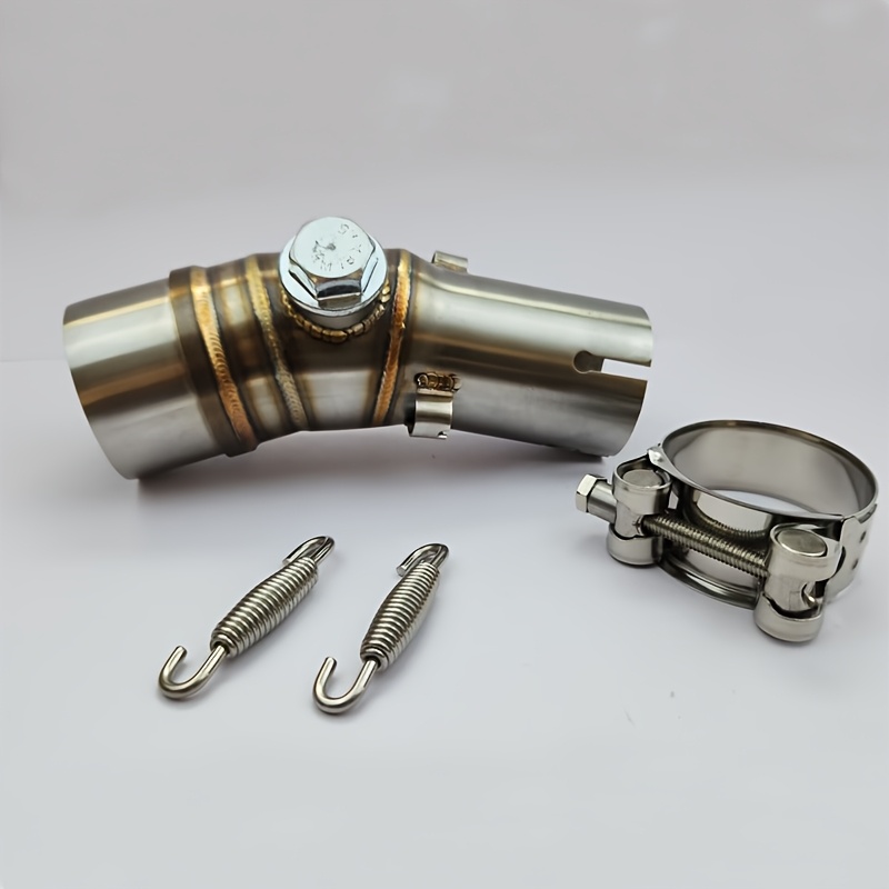 1pc of stainless steel motorcycle   pipe compatible with kawasaki er6f er6n ninja 650 and z650 details 2