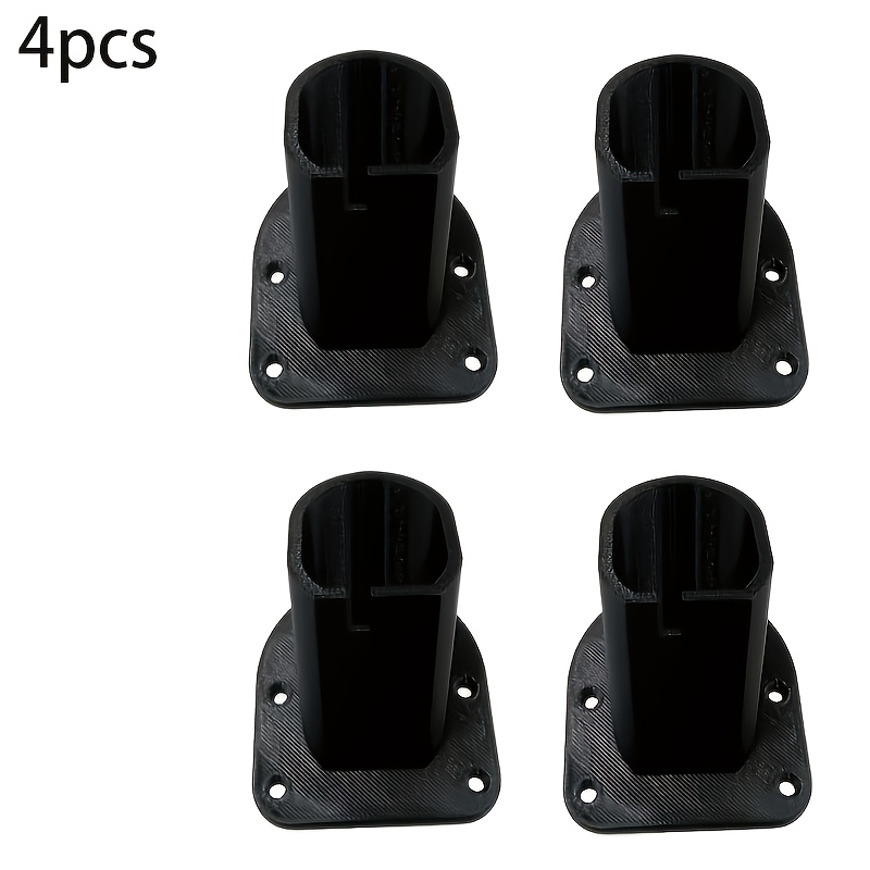 TEMU 4 Battery Holders, Wall-mounted Space-saving Rack, -tilted Design, Structure Secures Batteries, Compatible With Ryobi Power Tools, Suitable For