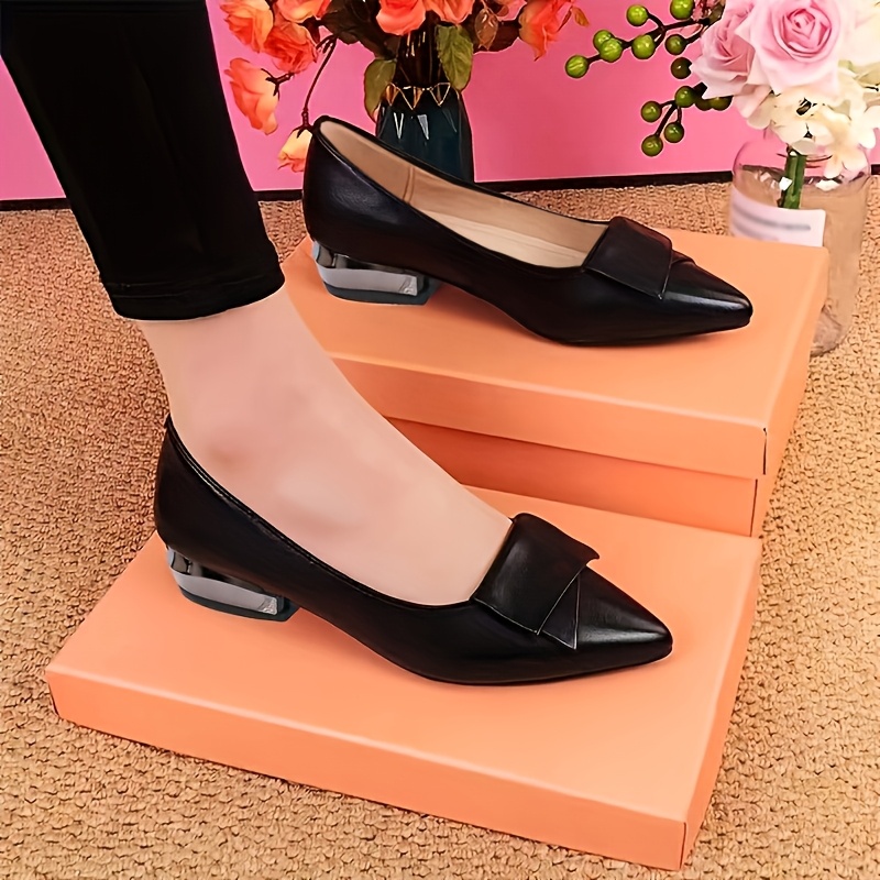 New Women'S Soft faux leather Flats with a Pointed Toe, Soft Sole, And Versatile Design for Spring And Autumn, Perfect for Mothers., Women Shoes