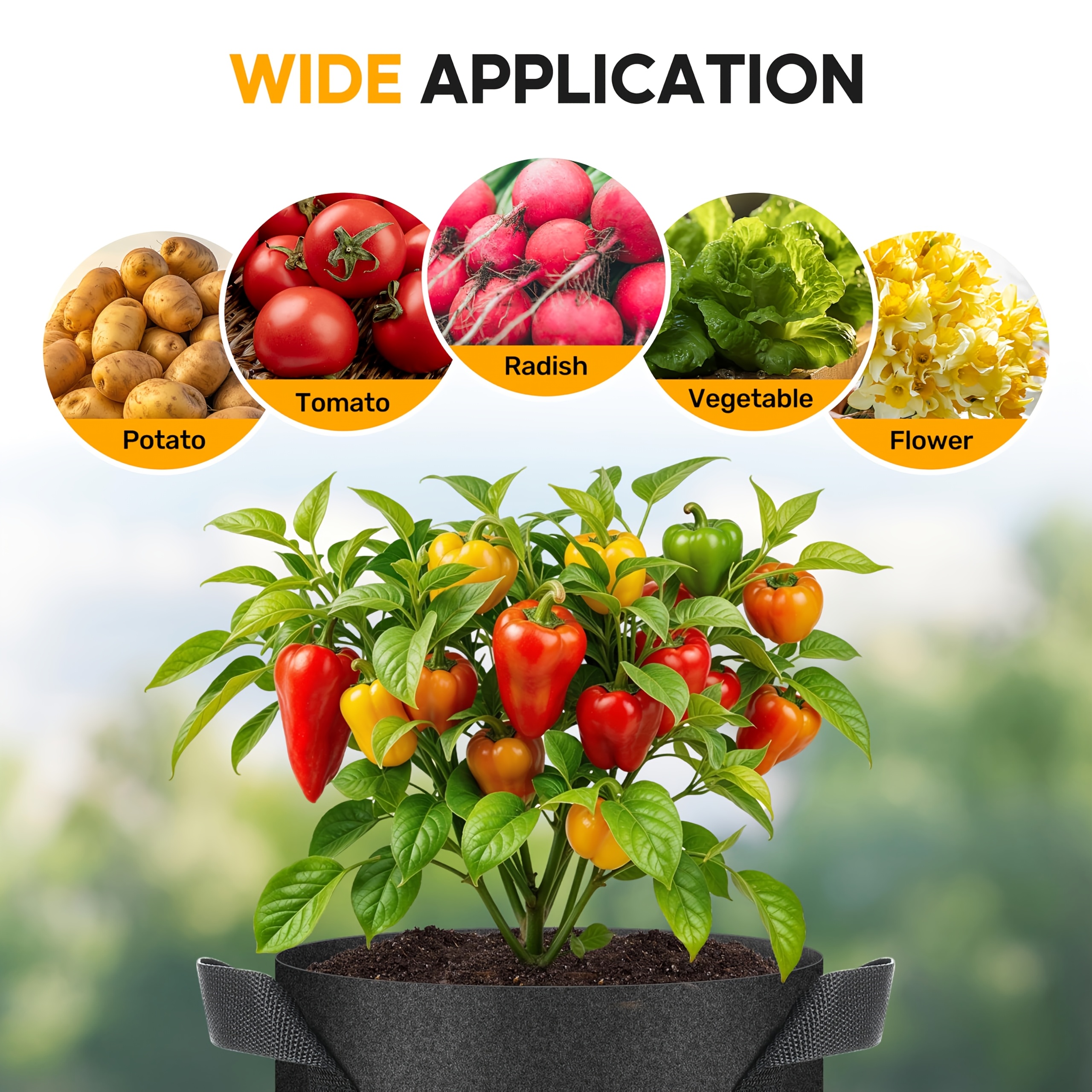 Fluffy Dream Heavy-Duty Plant Grow Bags