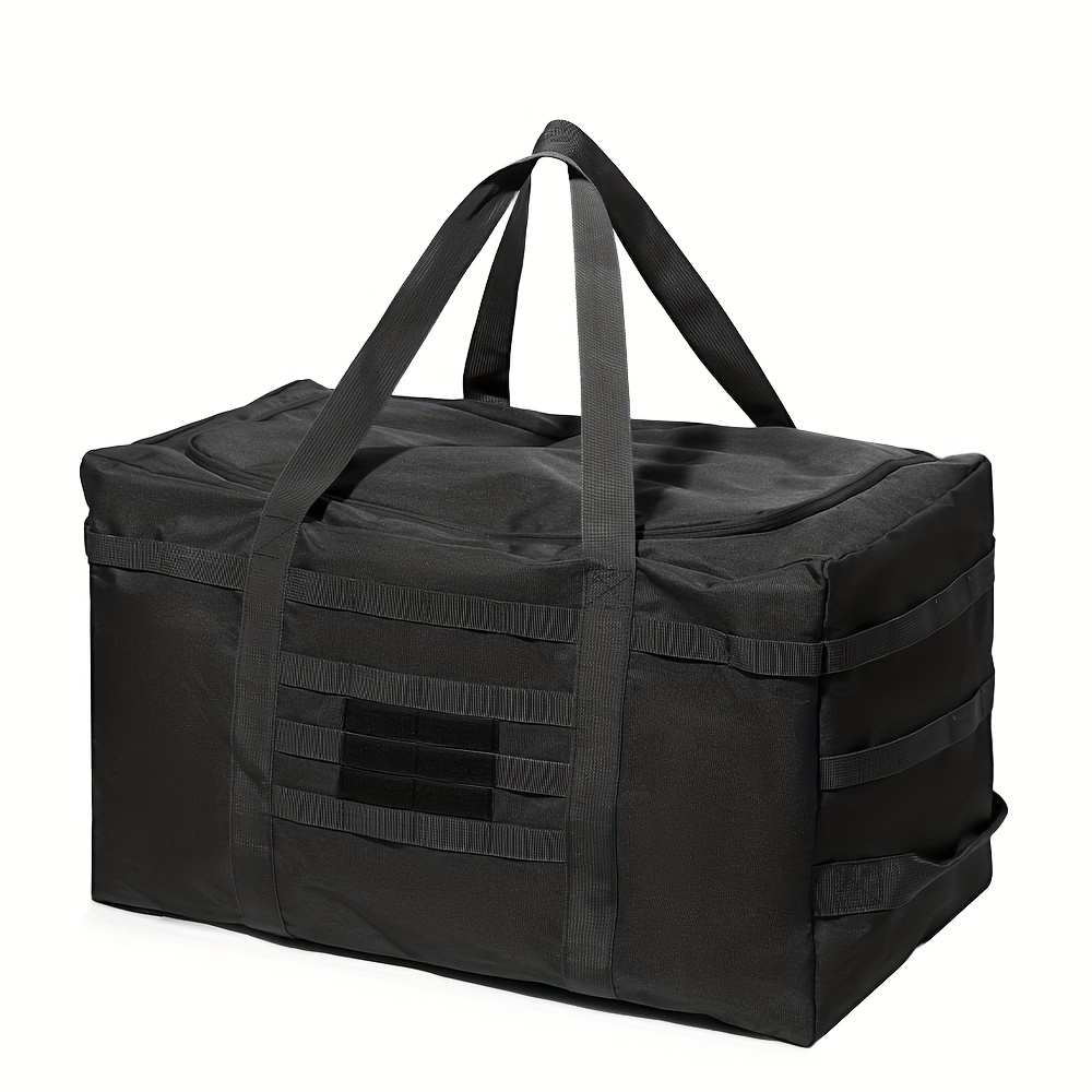 Image of Large Duffle Bag (60l/90l Capacity Optional) - For Gear , Camping Storage, Deployment Cargo & Travel Sports Equipment, 3 Colors