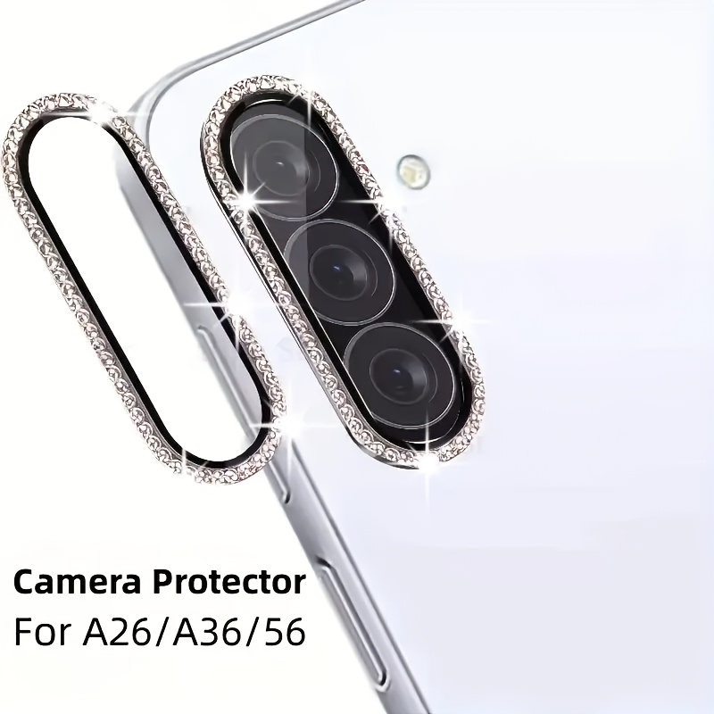 TEMU Suitable For Galaxy A26/a36/a56 Metal Tempered Glass Camera Lens Protective Film - Scratch Resistant And Wear-resistant, High-definition And