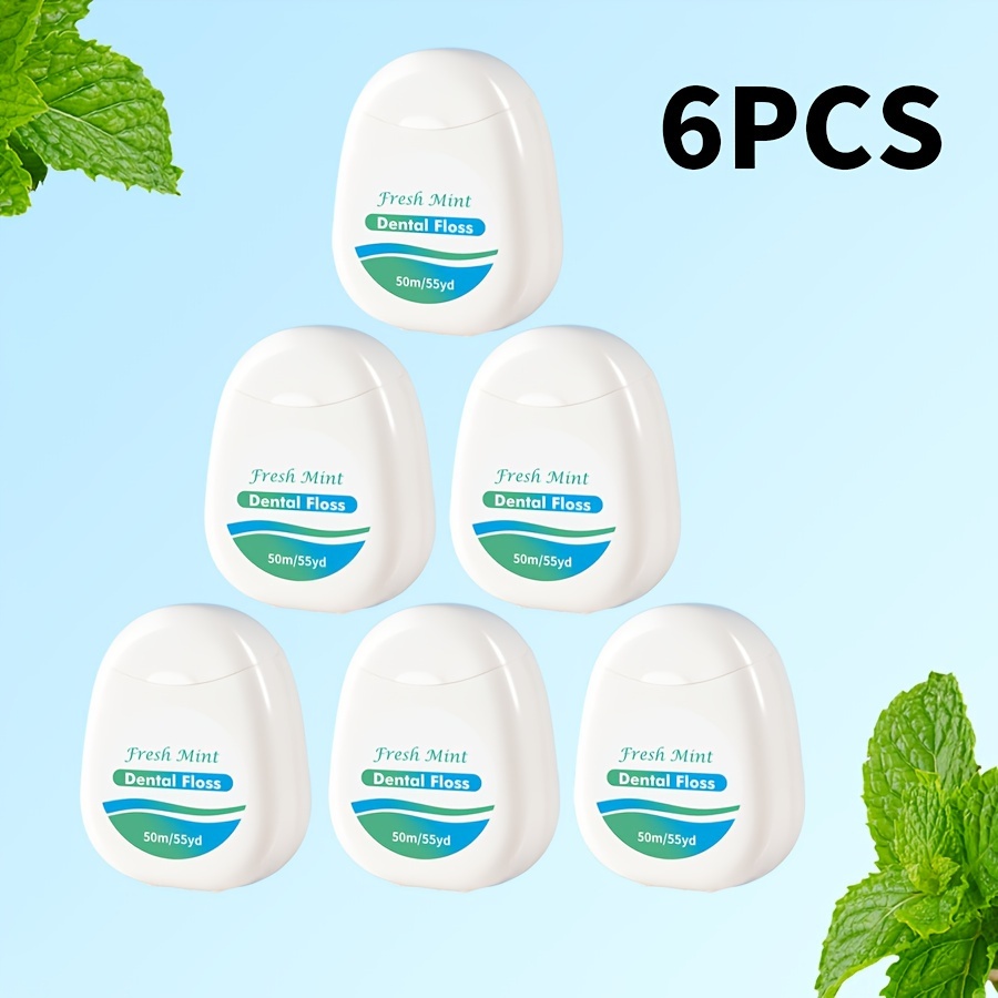 6pcs 3pcs 1pc mint floss roll cleaning interdental tools
