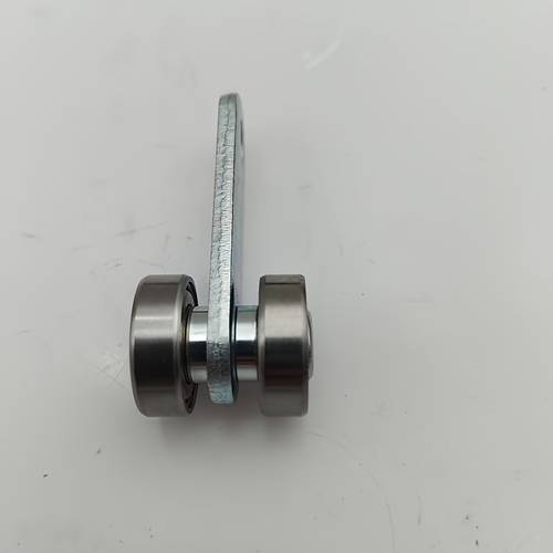 1pc c30 sliding door roller double bearings heavy duty channel trolley dual bearing trolley wheel for patio doors load capacity 8mm screw holes steel roller system for garage and gate