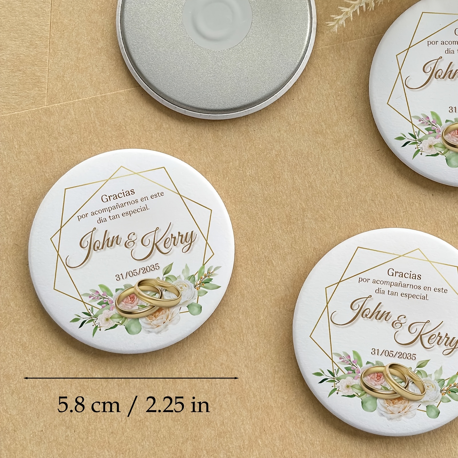 TEMU Cadeaux aimants personnalisés, Souvenirs pour invités de mariage, Aimants de réfrigérateur personnalisés, Cadeaux de mariage, Cadeaux de fête,