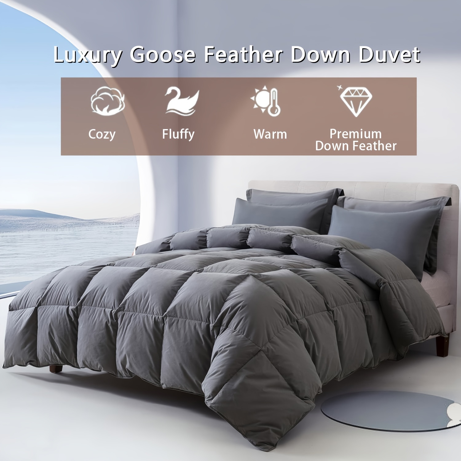 Queen feather duvet best sale