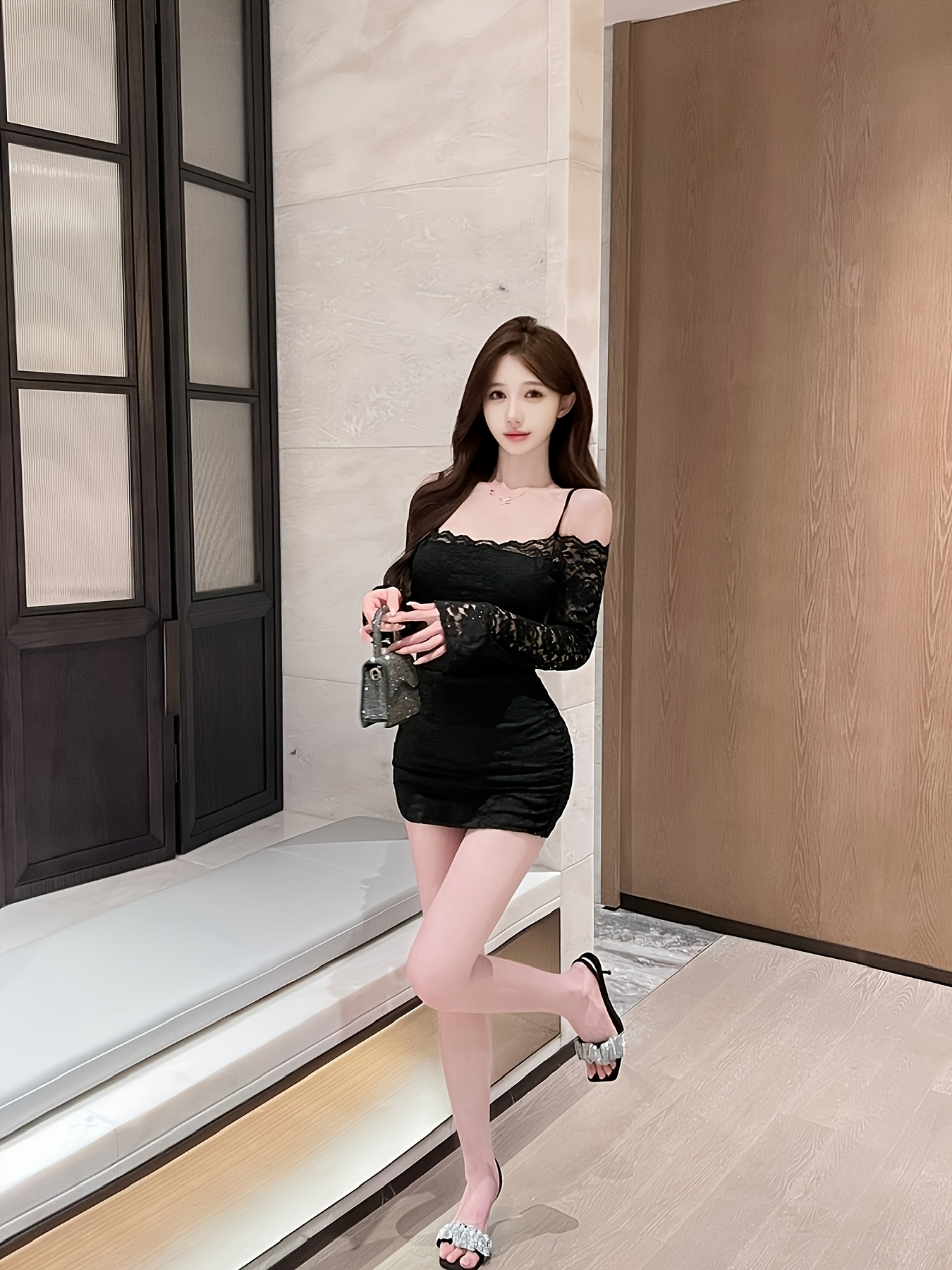 chinese dress ladies Amazon.com: HYPERFIRE Women's Sexy Elegant Long Sleeve Dress Off the  Shoulder Ribbed Dresses Party Going Out Black and White X-Small : Clothing,  Shoes & Jewelry main image 1