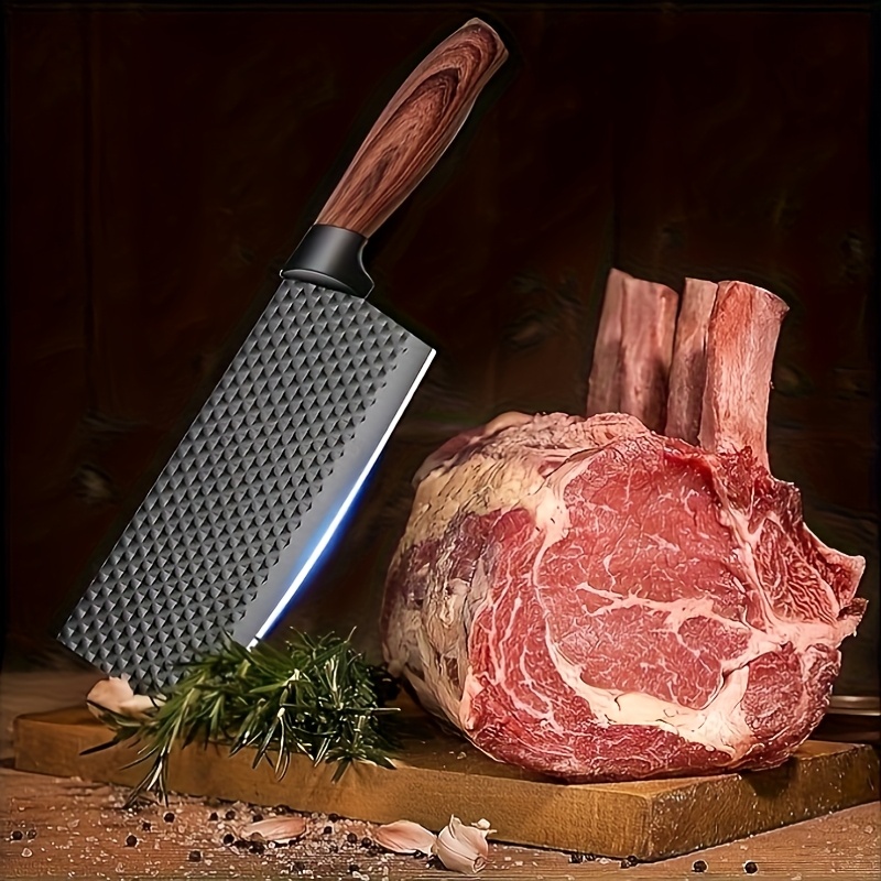 Five Cows 1/6pcs Set, Specially Designed for Outdoor Camping, Including Kitchen Knife, Bone Chopping Knife, Fruit Knife, Scissors And Fruit Knife, A Set Of Cooking Knives In Line with Human Health, Suitable for Outdoor Cooking, Birthday Gift