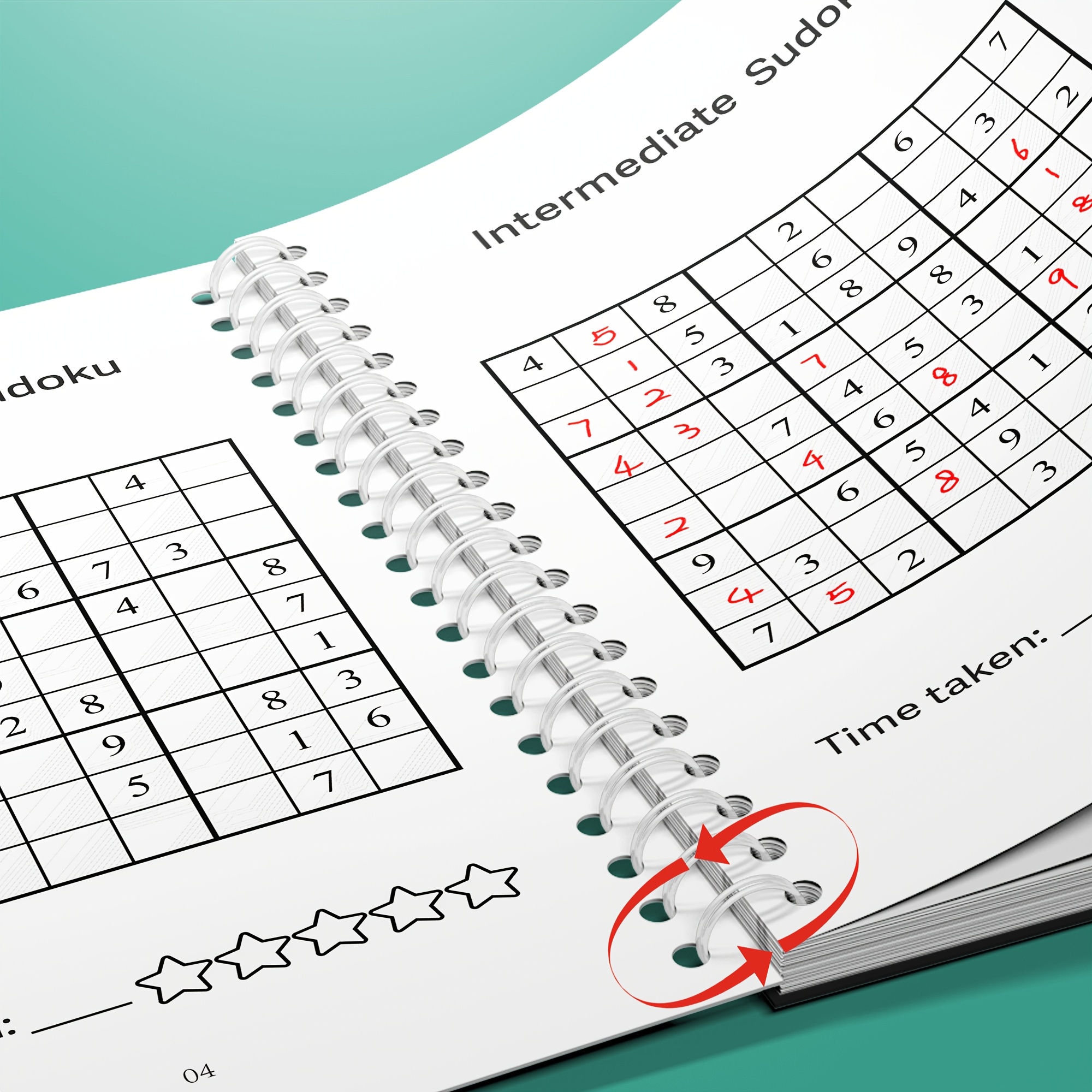 One Piece of Entertaining And Educational Sudoku Books Designed for Children to Enhance Their Logical Reasoning Abilities.