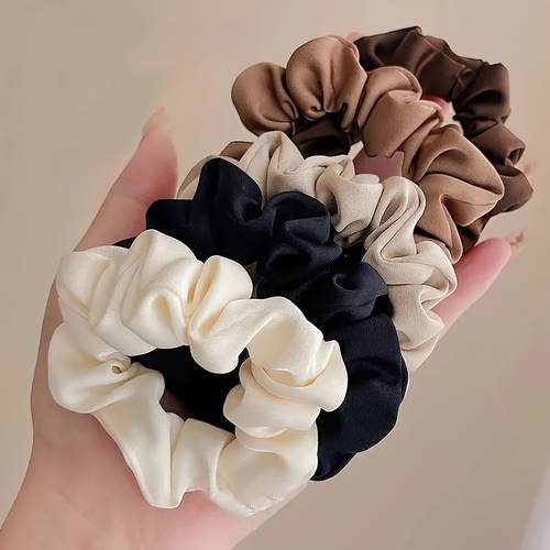 3pcs retro silky large hair ring high very suitable for family indoor outdoor activities travel and other occasions