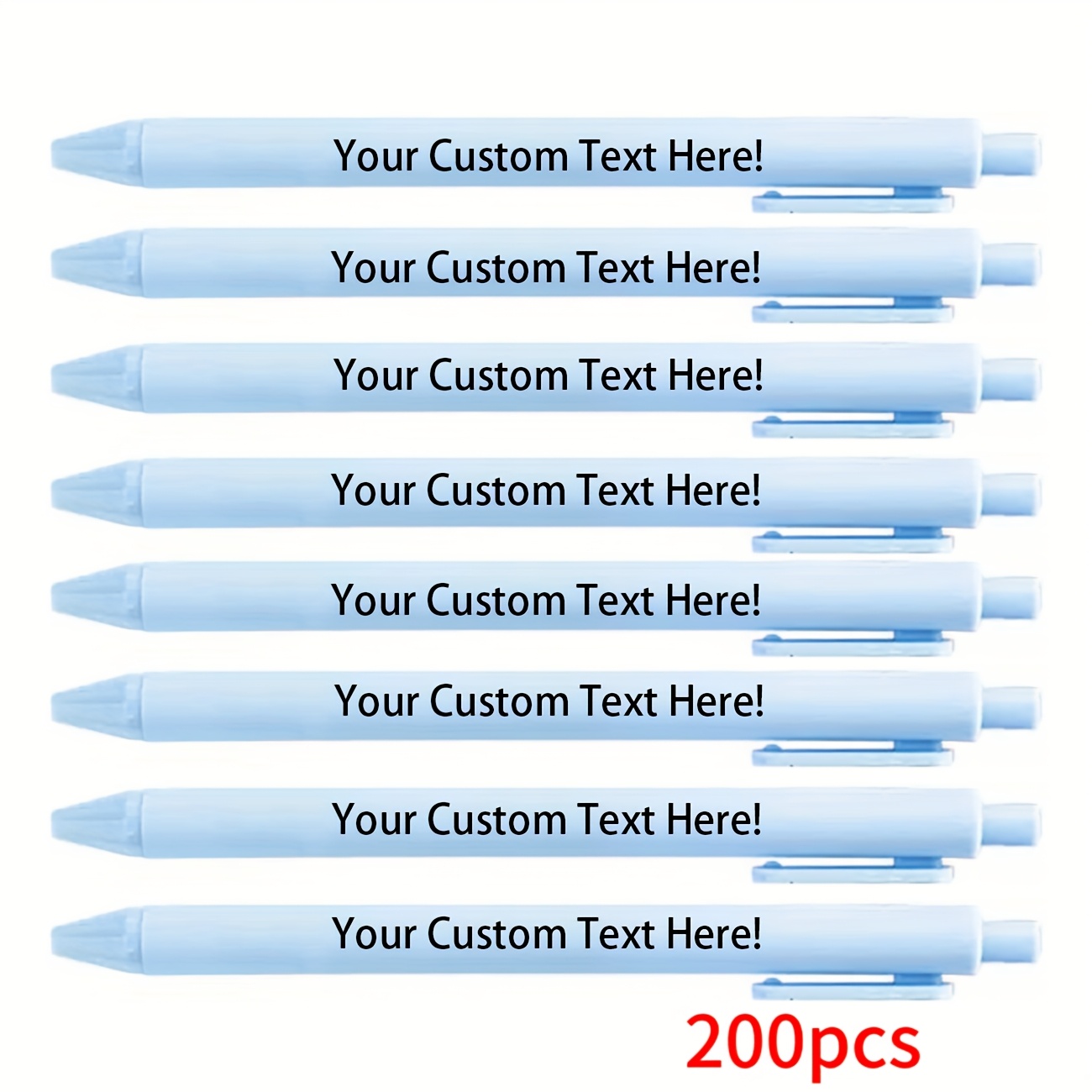 200pcs Customized Gel Pen Set for Promotions